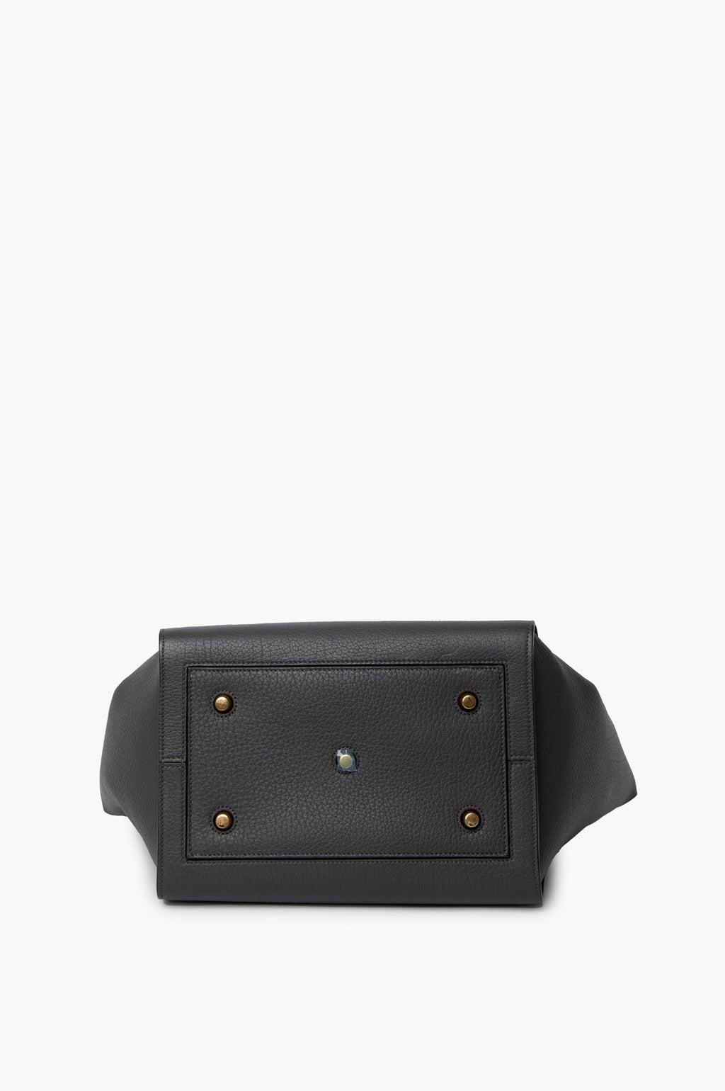 Celine Black Leather Tie Knot Tote
