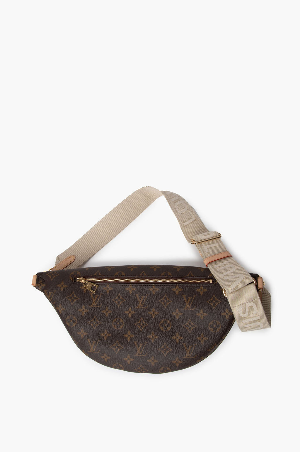 Louis Vuitton High Rise Brown Canvas Monogram Bumbag
