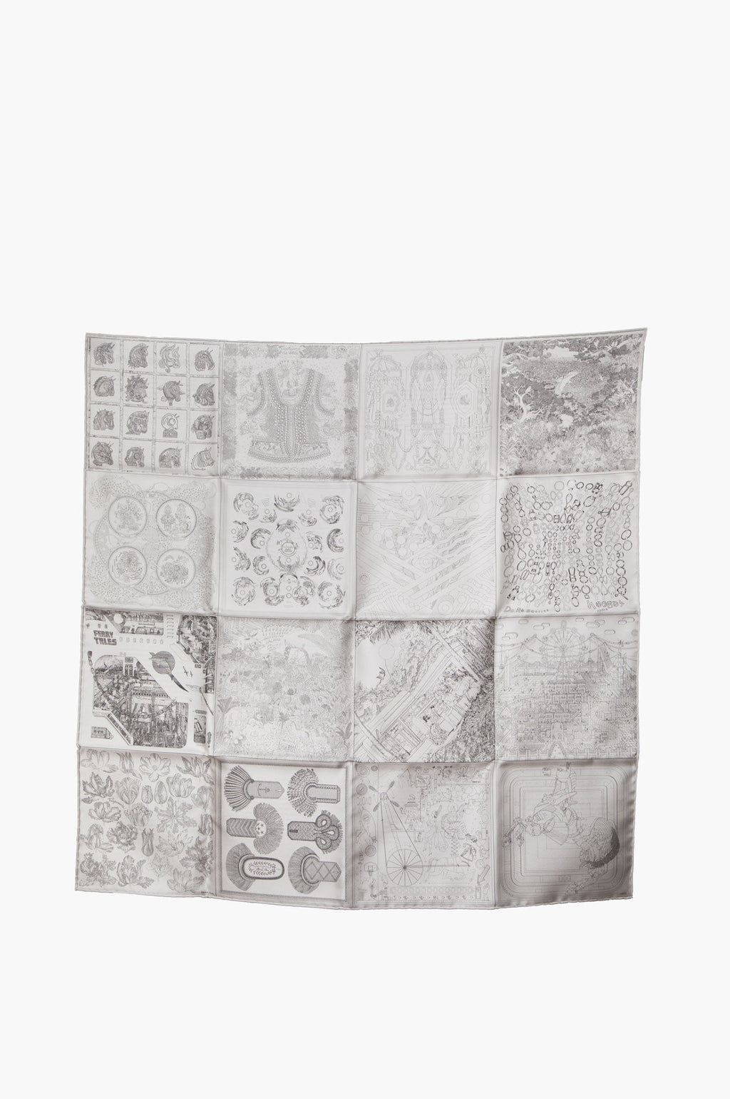 Hermes Black/White 2023 Etonnant Hermes Scarf 70