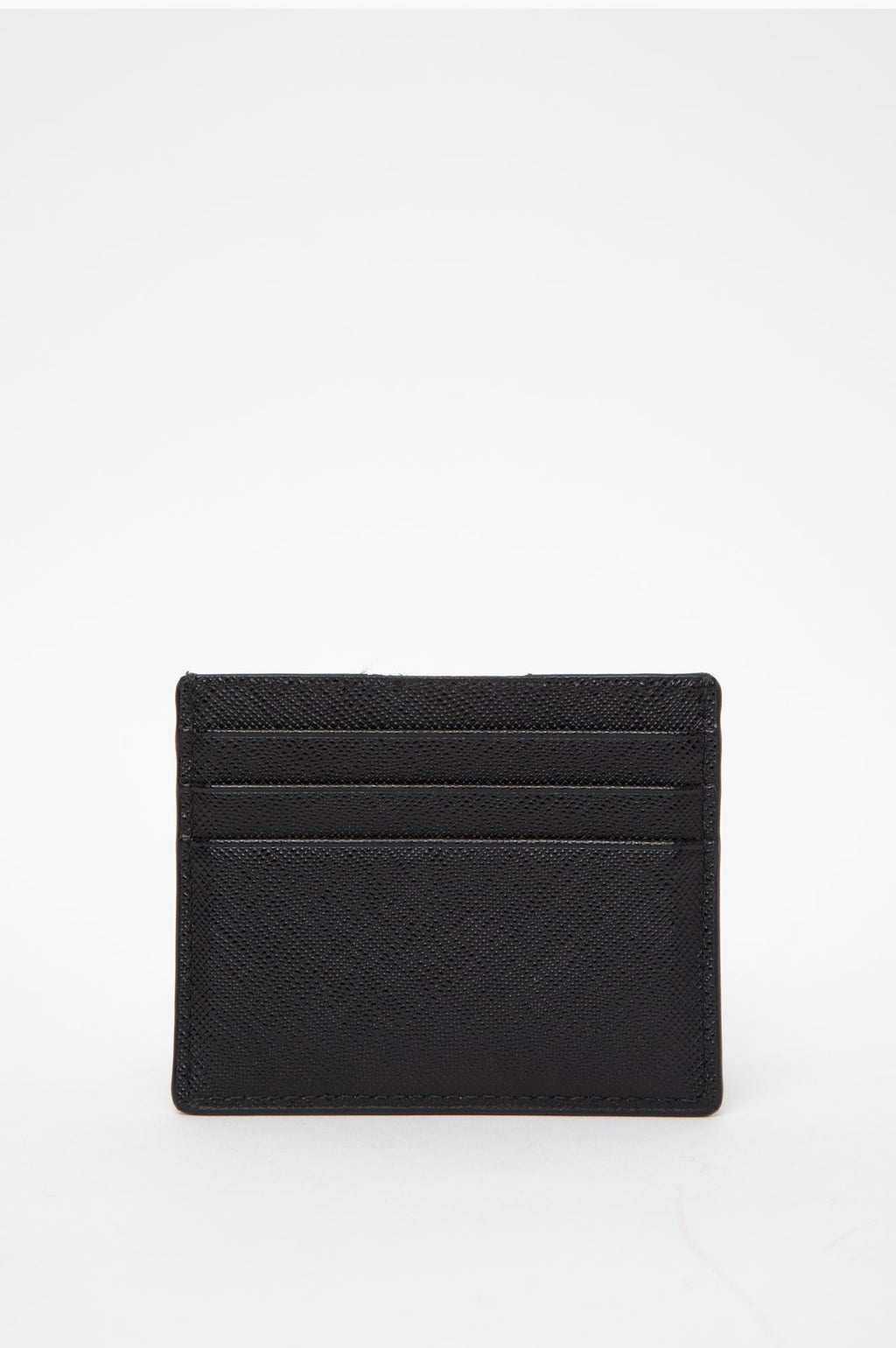 Prada Saffiano Black Card Holder