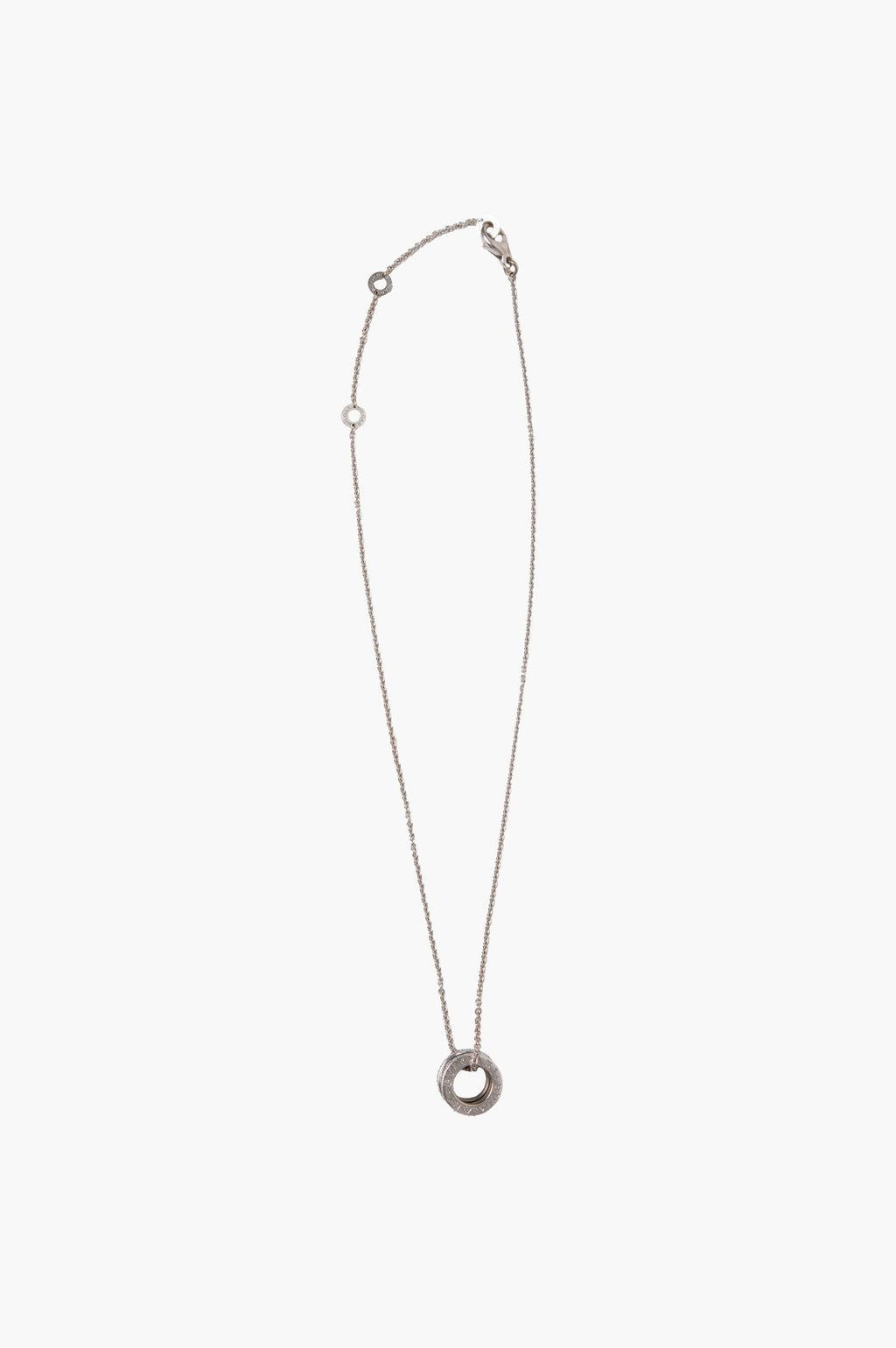 BVLGARI B.zero1 Necklace with 18K White Gold Pendant Set