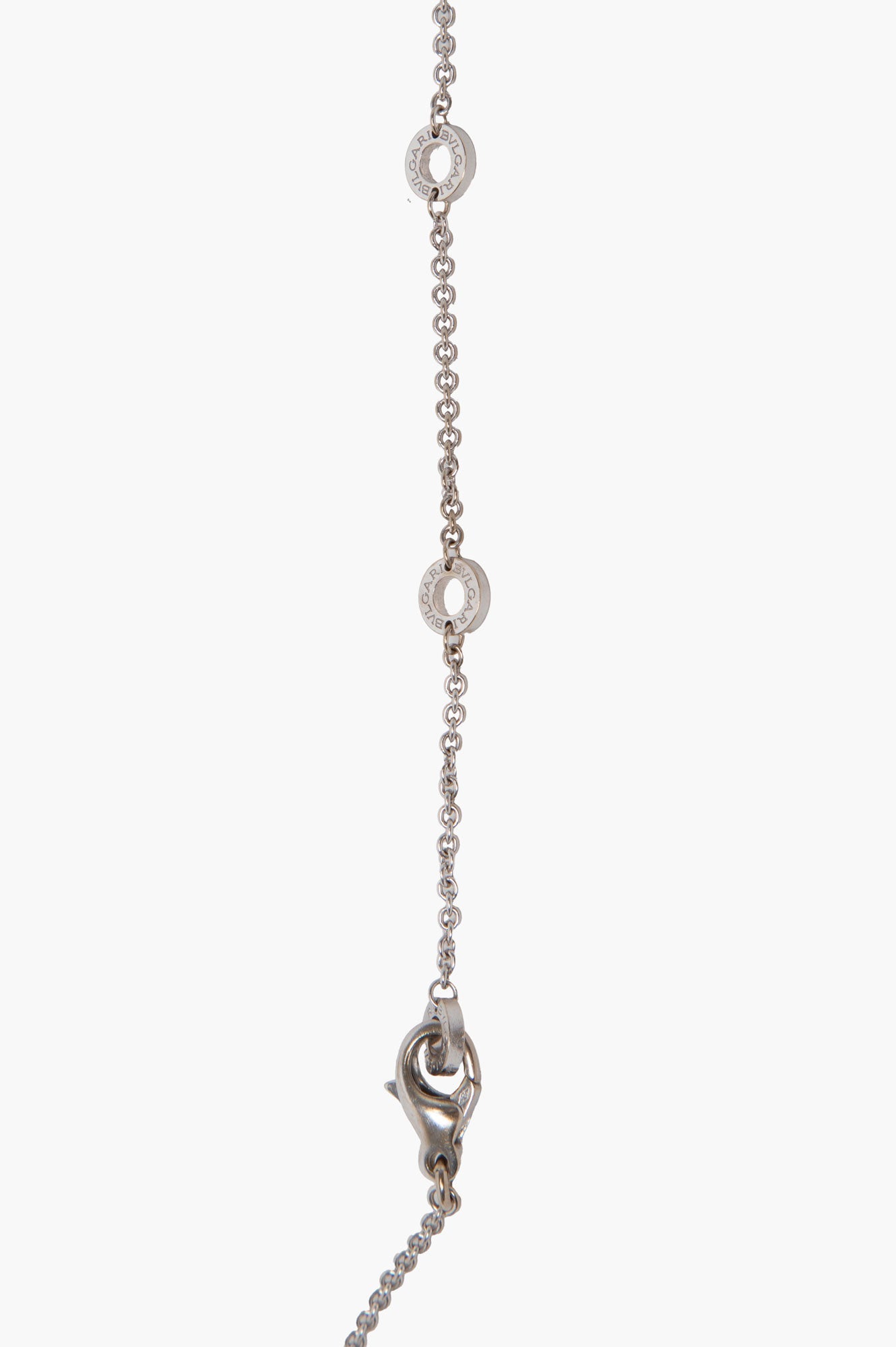 BVLGARI B.zero1 Necklace with 18K White Gold Pendant Set