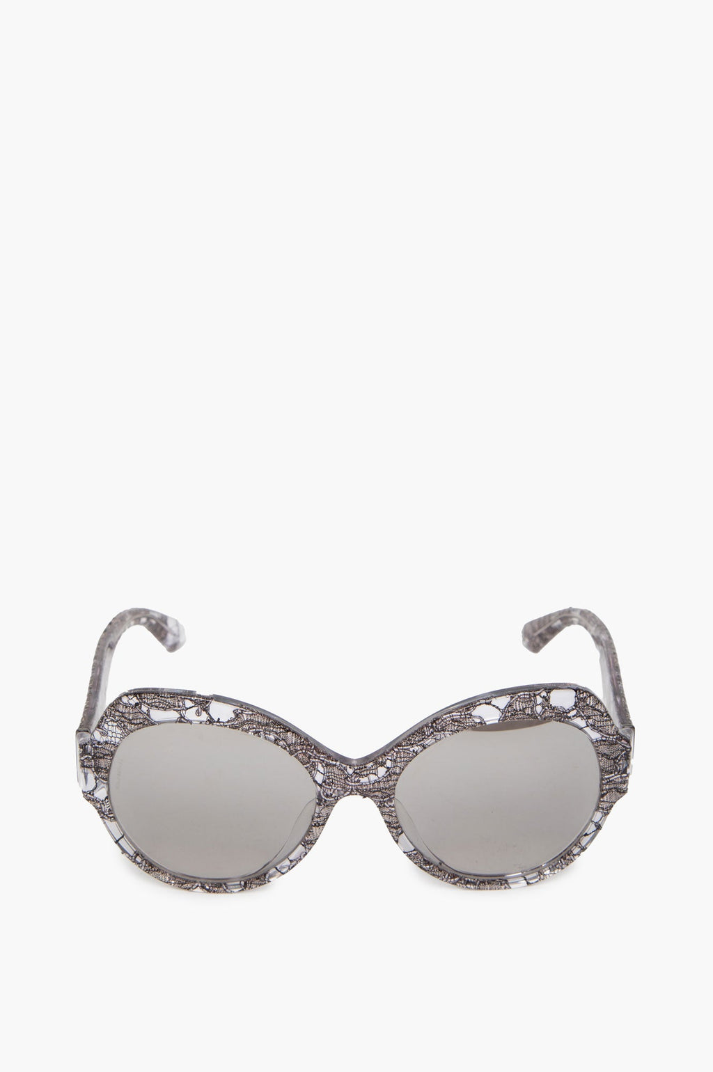 Dolce & Gabbana Silver Lace DG4320 Butterfly Sunglasses