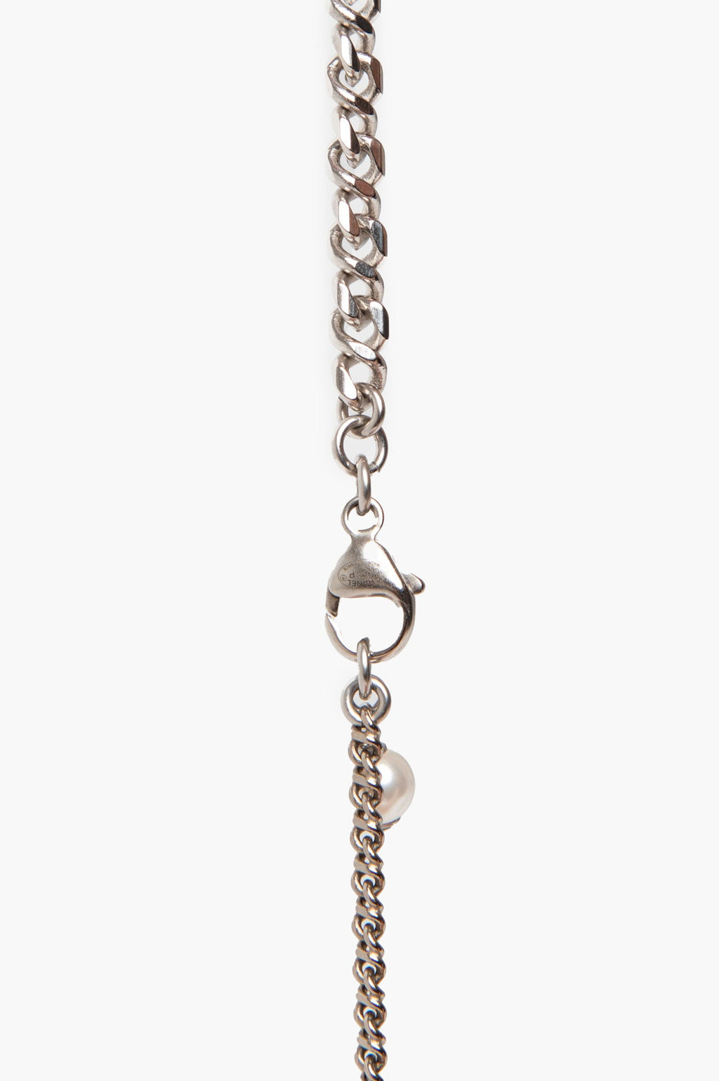Chanel CC Logo Rhinestone Pearl Star Flower Necklace