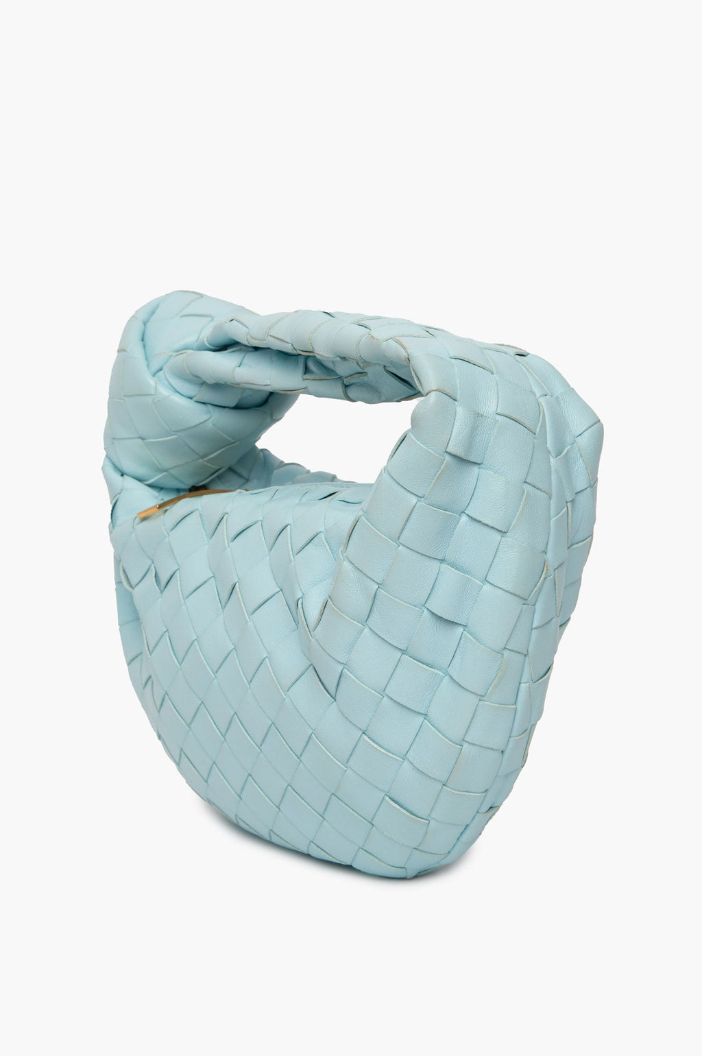 Bottega Veneta Light Blue Nappa Intrecciato Mini Jodie