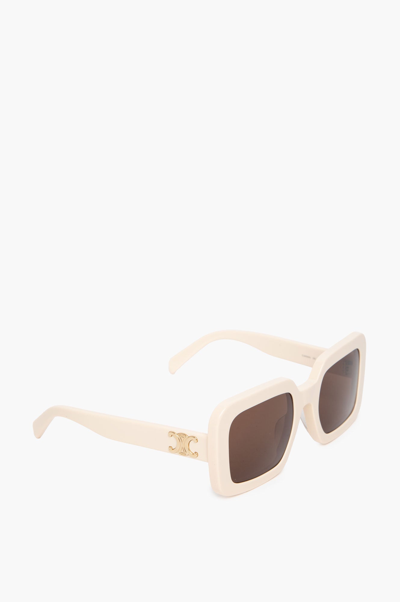 Celine Triomphe 56MM Beige Frame Sunglasses