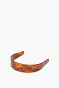 Gucci GG Brown Crystals Resin Headband