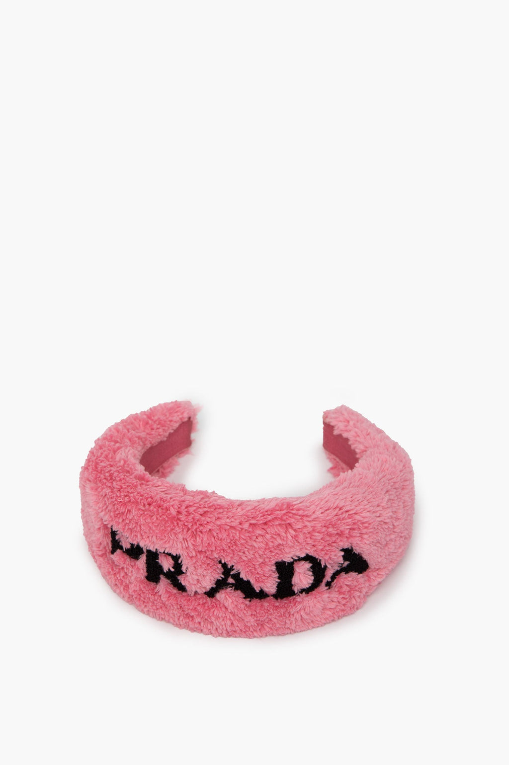 Prada Pink Terry Cloth Headband