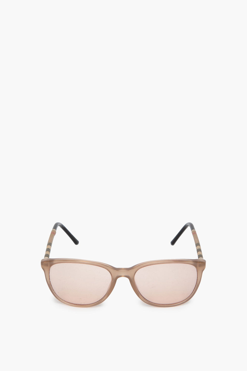 Burberry Brown Chai Lense Check Sunglasses