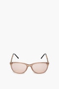 Burberry Brown Chai Lense Check Sunglasses