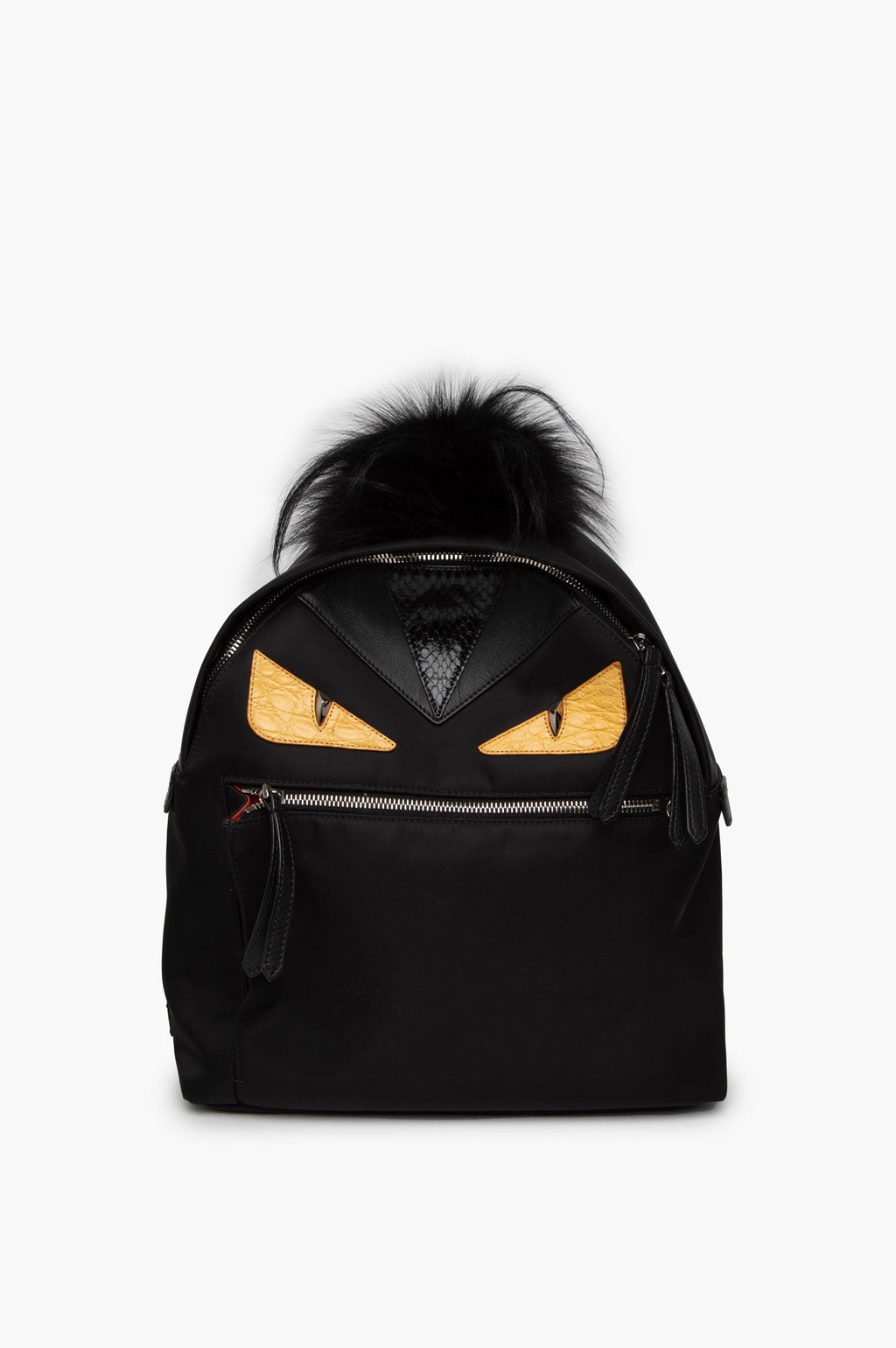 Fendi Black Monster By the Way Backpack
