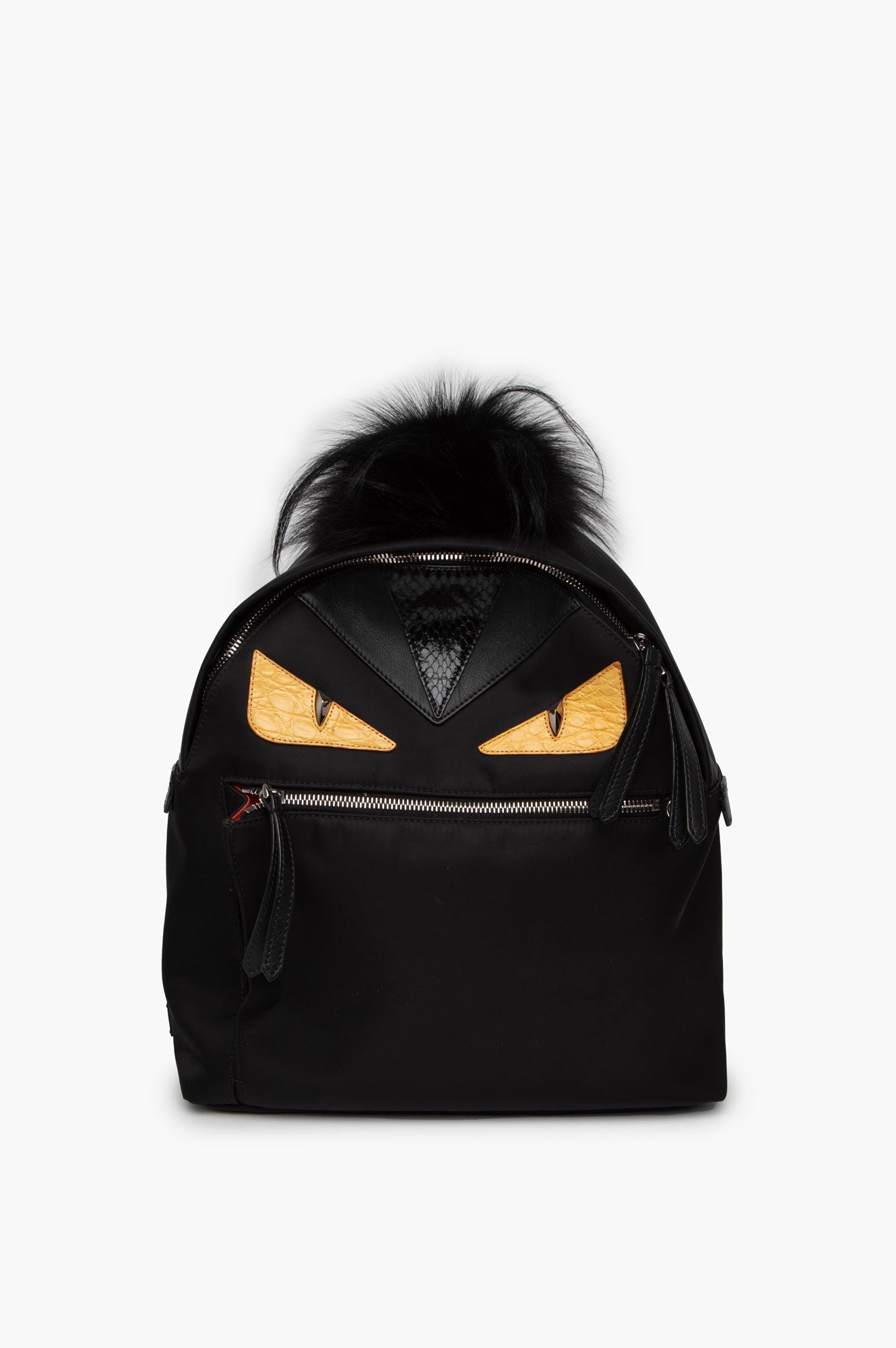 Fendi Black Monster By the Way Backpack