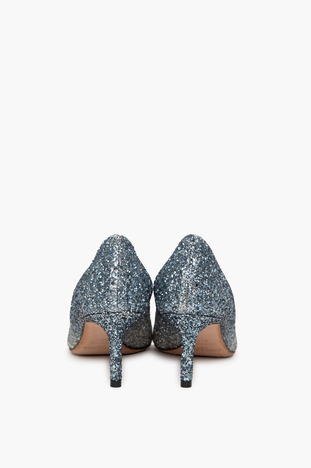 Jimmy Choo Silver Sparkle Pumps Size 36.5
