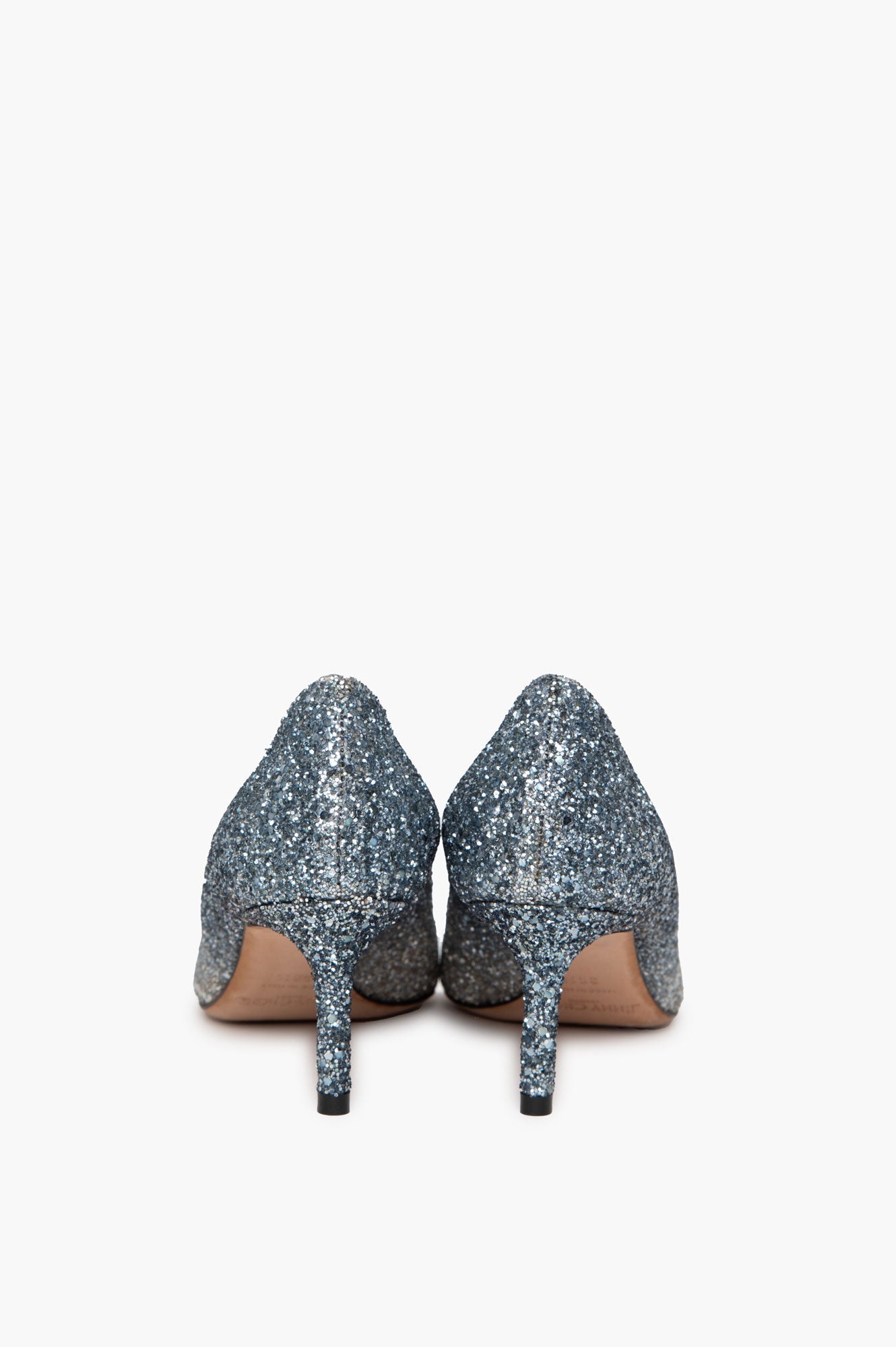 Jimmy Choo Silver Sparkle Pumps Size 36.5