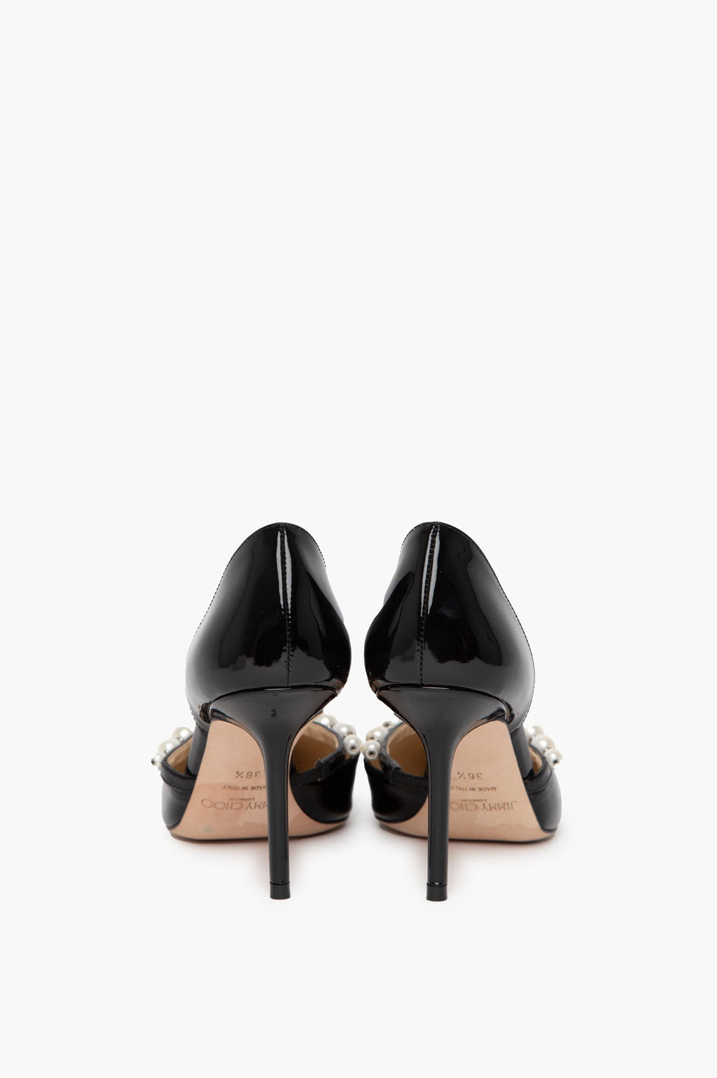 Jimmy Choo Black High Heels Size 36.5