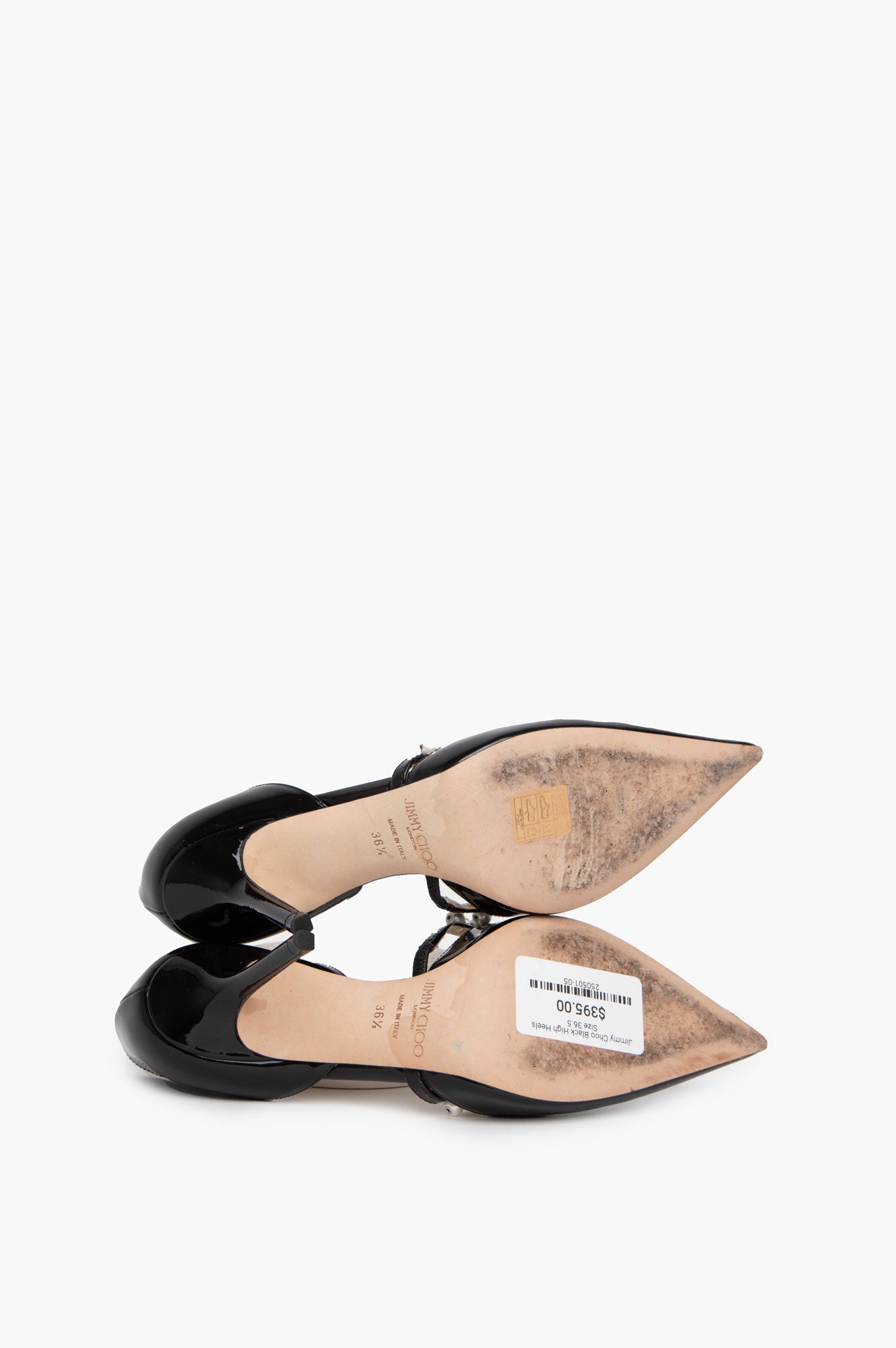 Jimmy Choo Black High Heels Size 36.5