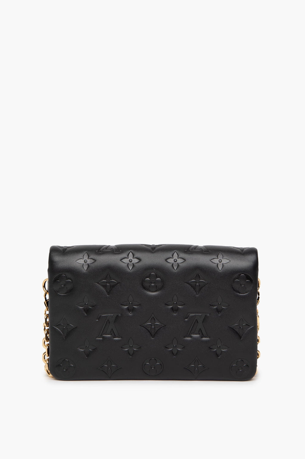Louis Vuitton Monogram Embossed Pochette Coussin Bag