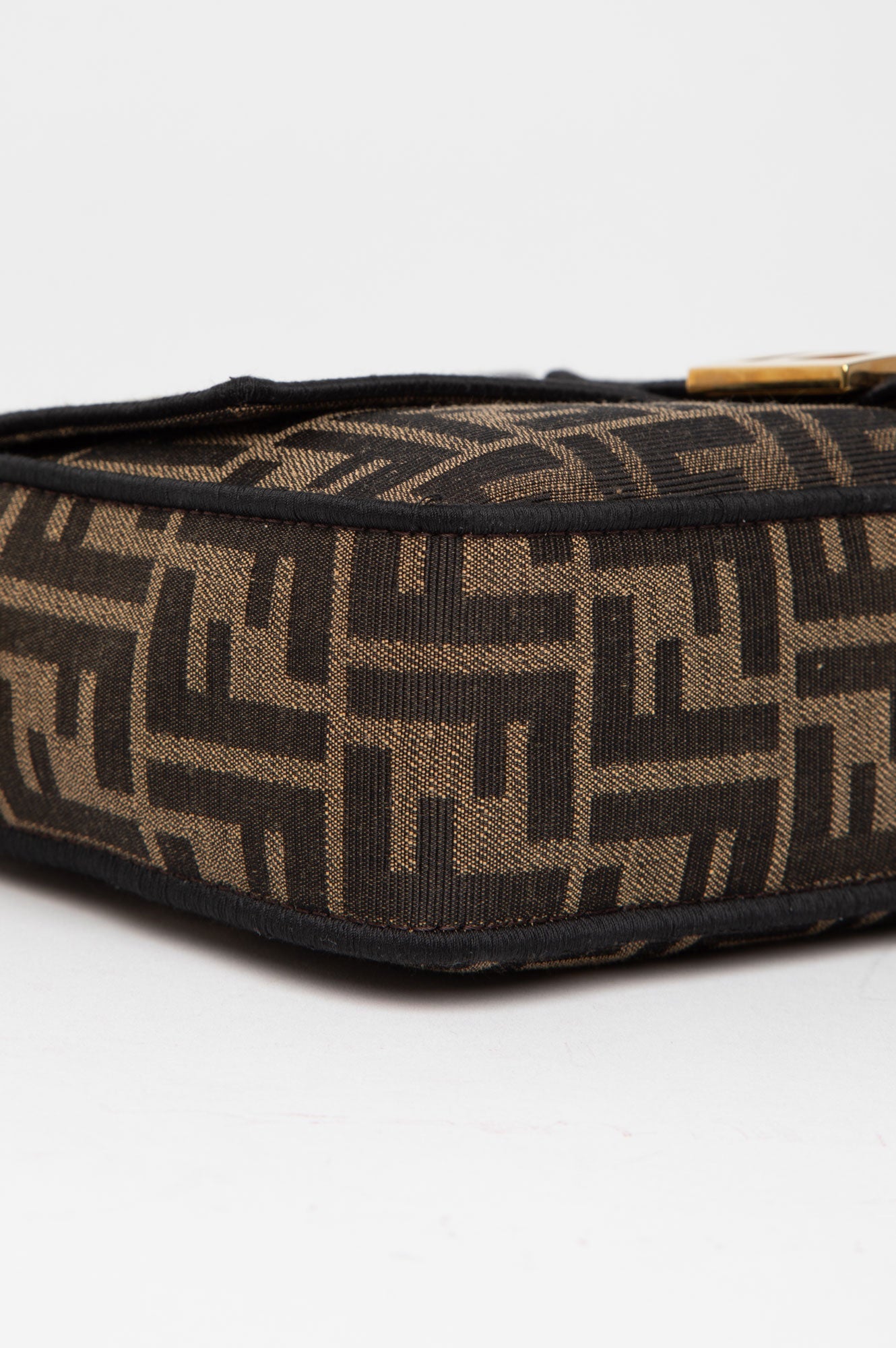 Fendi  FF Jacquard 2-Ways Baguette Bag