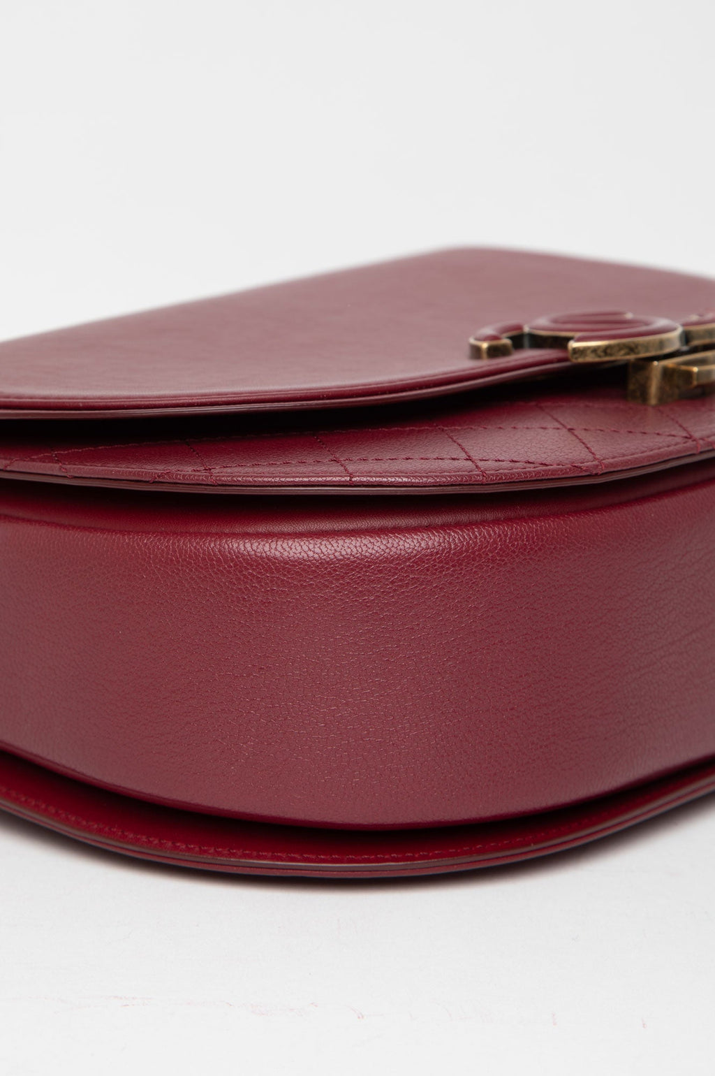 Chanel Burgundy Small Coco Curve Messenger Bag