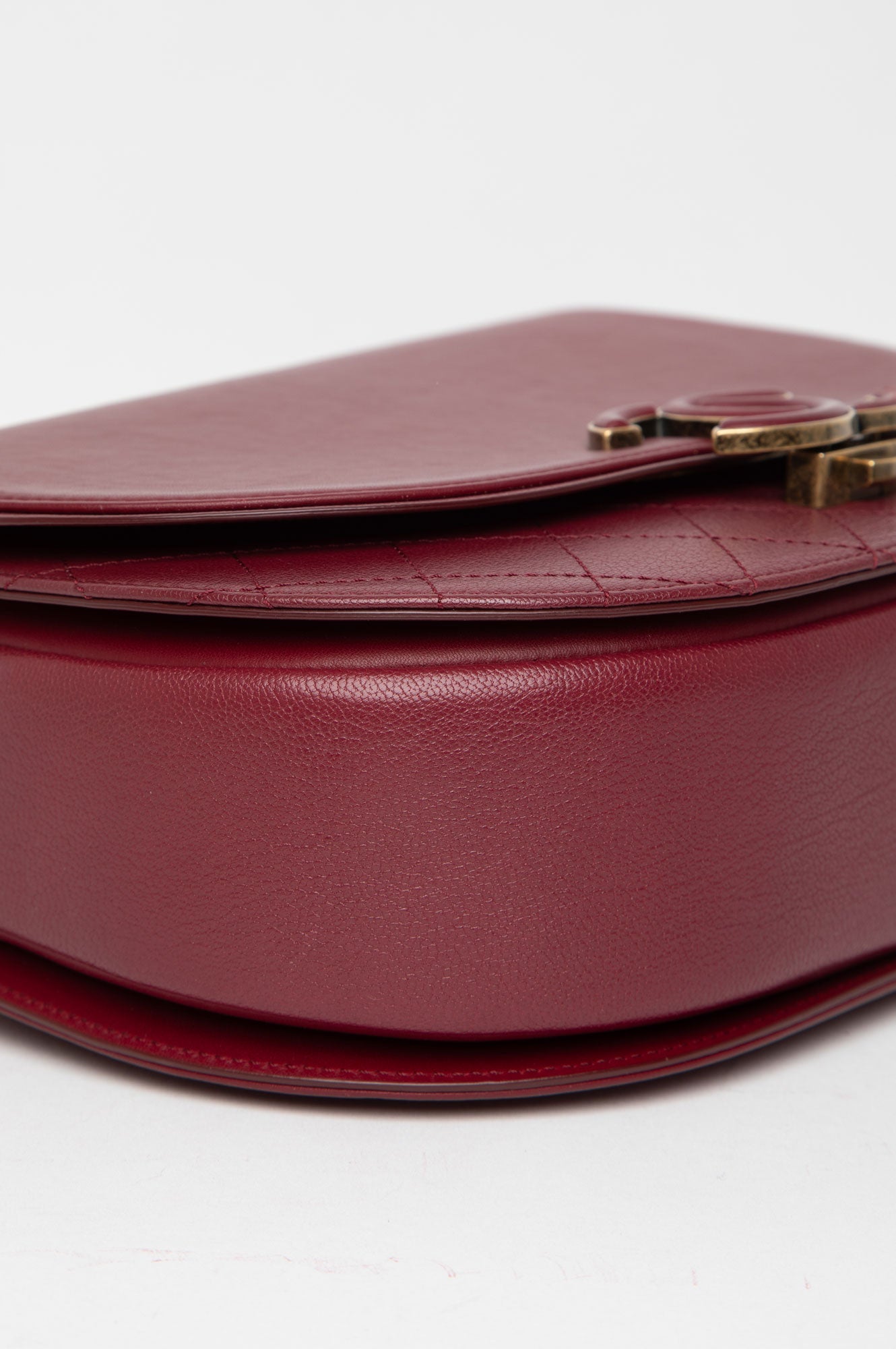 Chanel Burgundy Small Coco Curve Messenger Bag