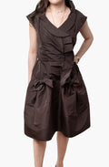 Oscar de la Renta Brown Dress Size M