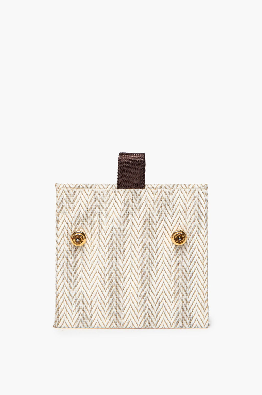 Hermes Pink Gold Mini Pop H Earrings