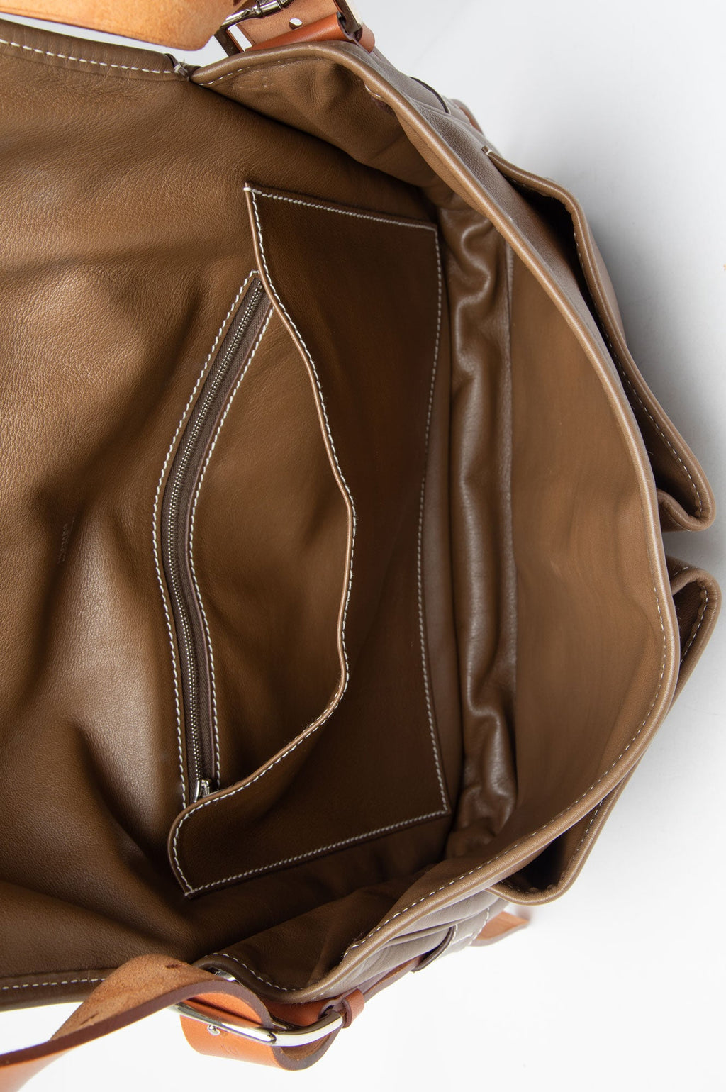 Hermes Brown Sikkim Barda 35 Bag