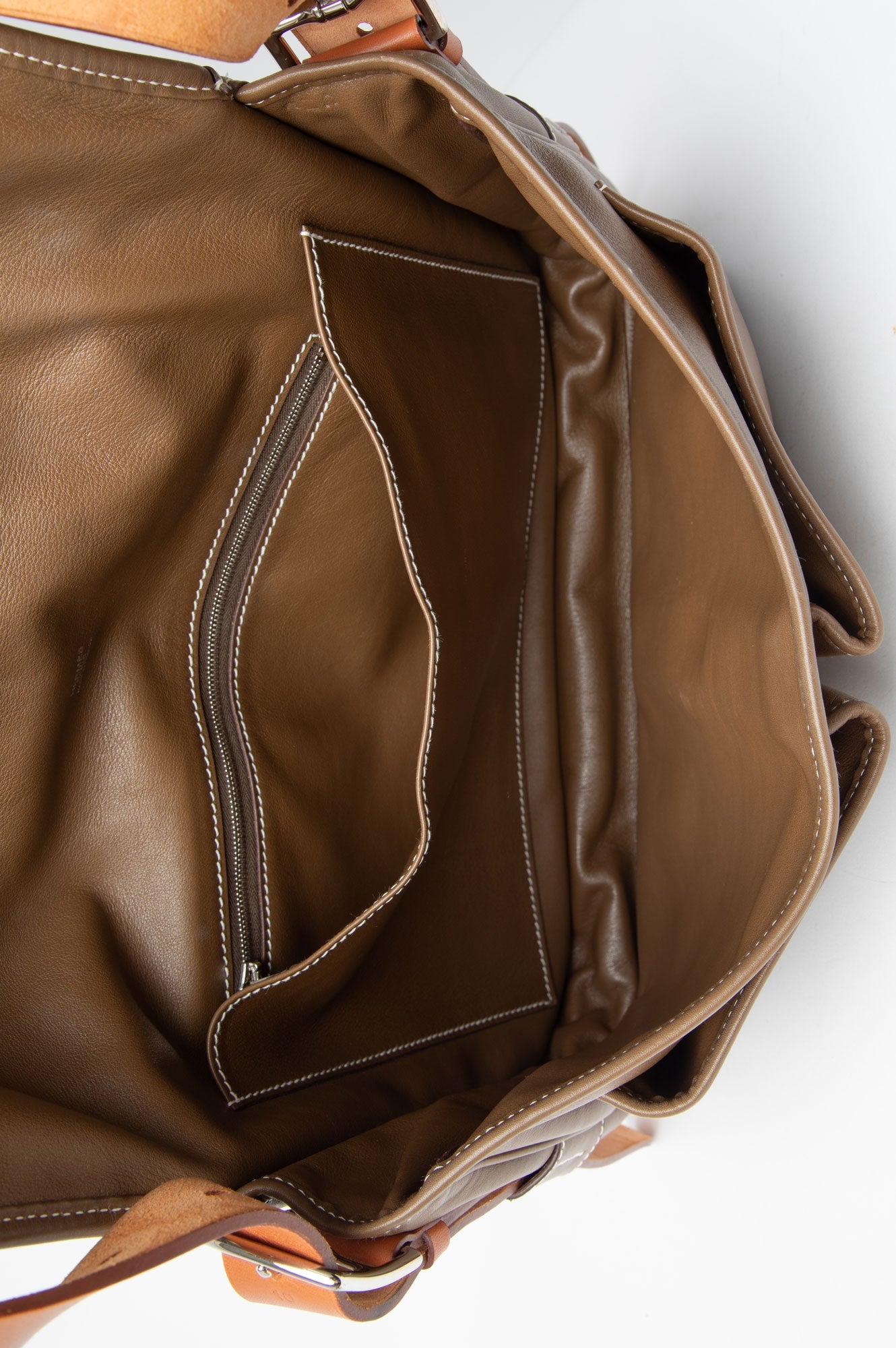 Hermes Brown Sikkim Barda 35 Bag