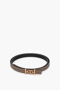 Hermes Etoupe 13 mm Ancre Buckle Reversible Leather Belt Size 80