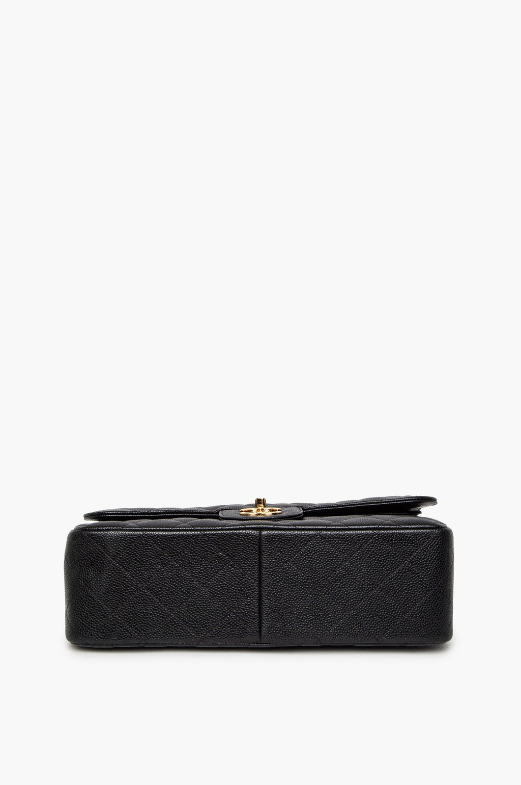 Chanel Black Caviar Jumbo Classic Flap Bag