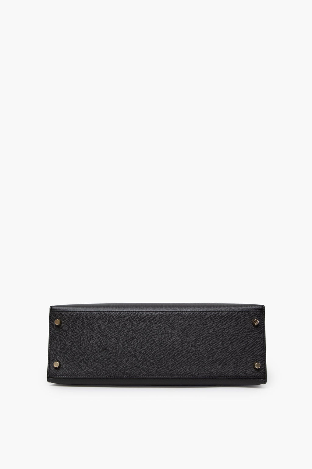 Hermes Kelly 32 Handbag Noir Ardennes with Gold Hardware