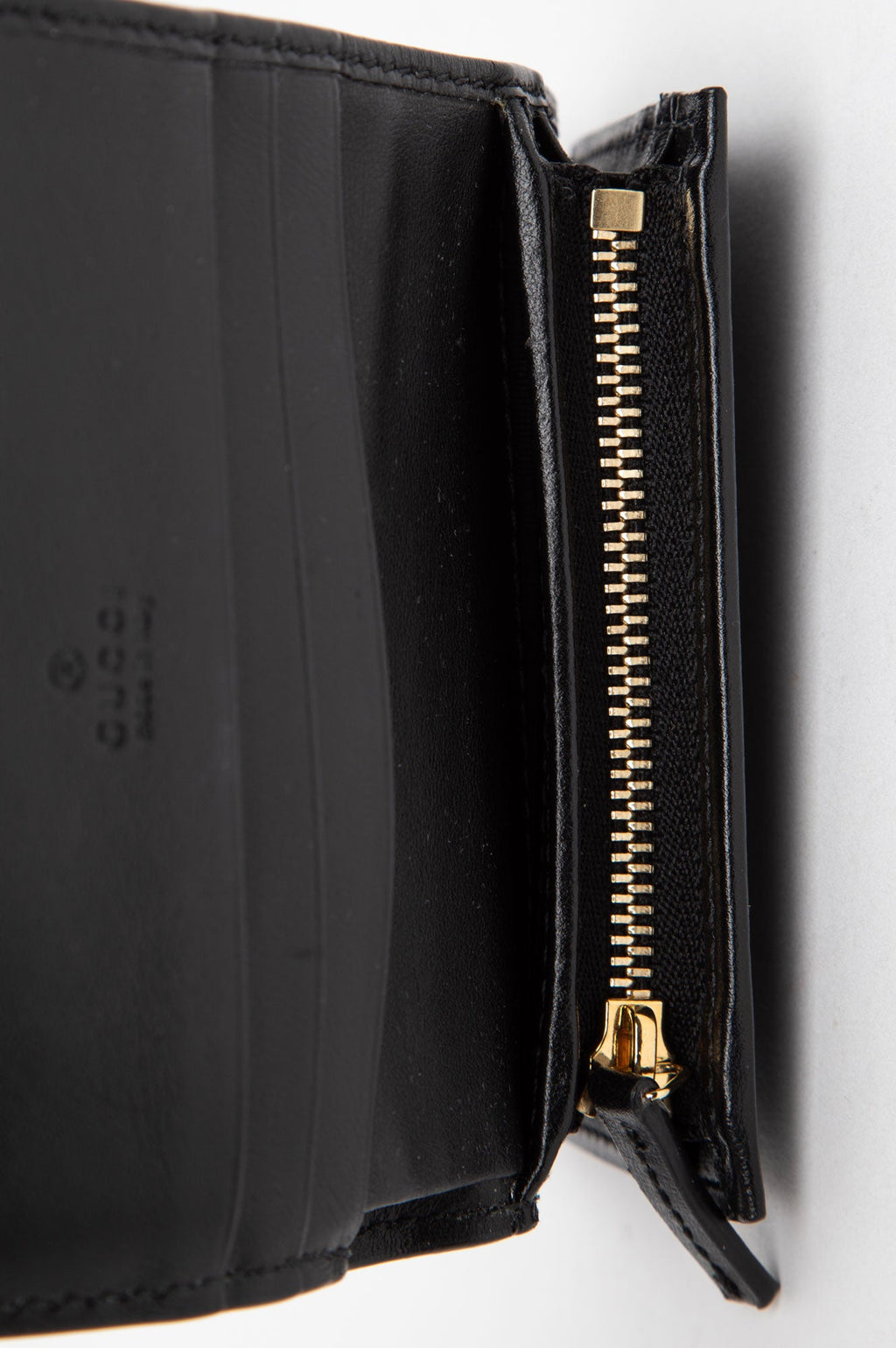 Gucci Black Leather Bi-Fold Wallet