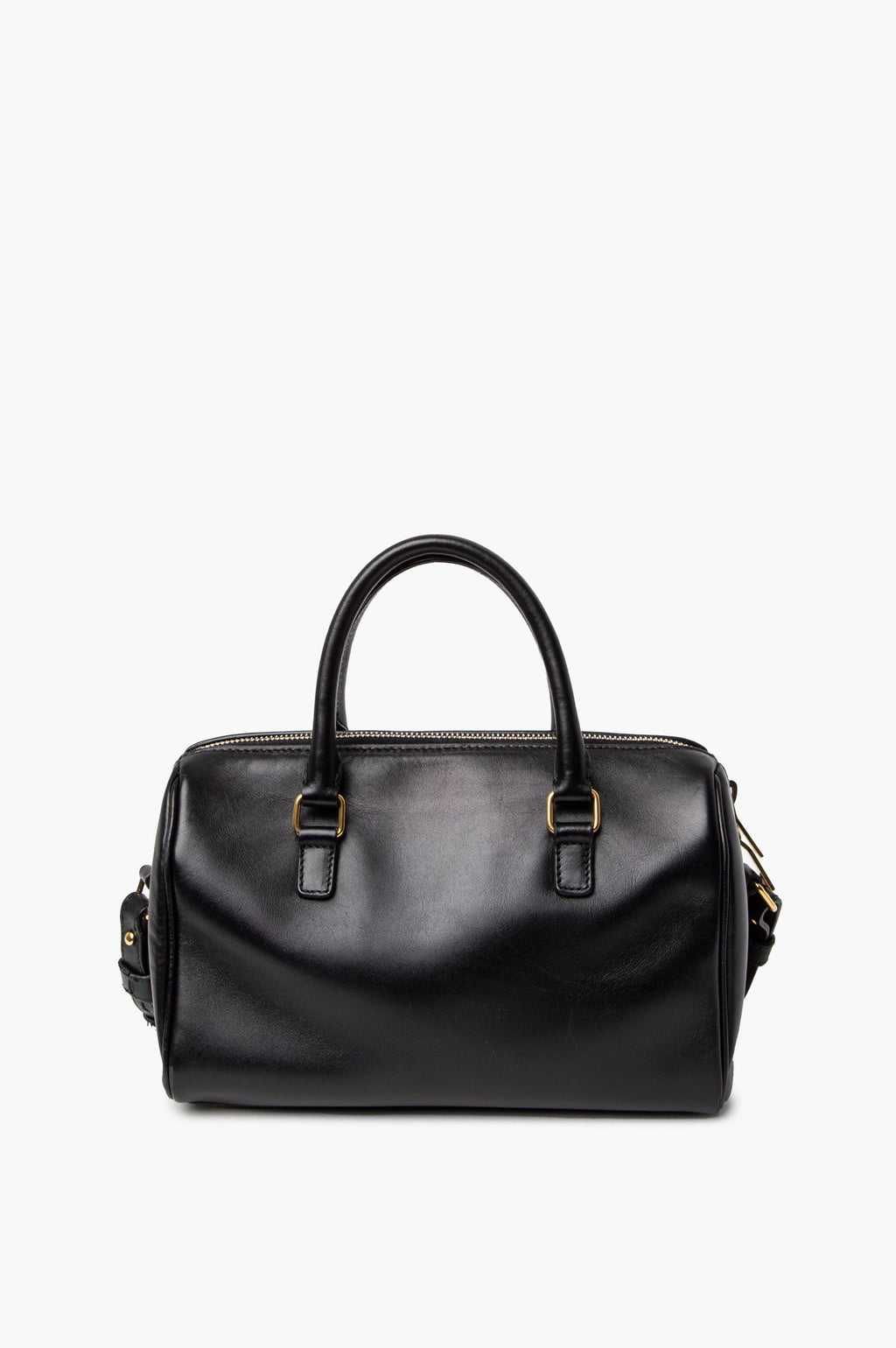 Saint Laurent Black Leather  Two Way Bag