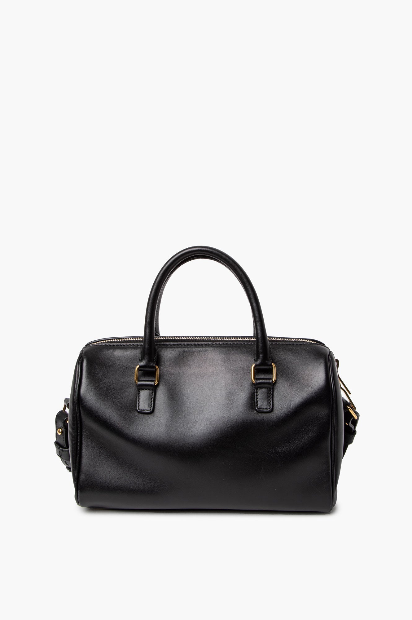 Saint Laurent Black Leather  Two Way Bag