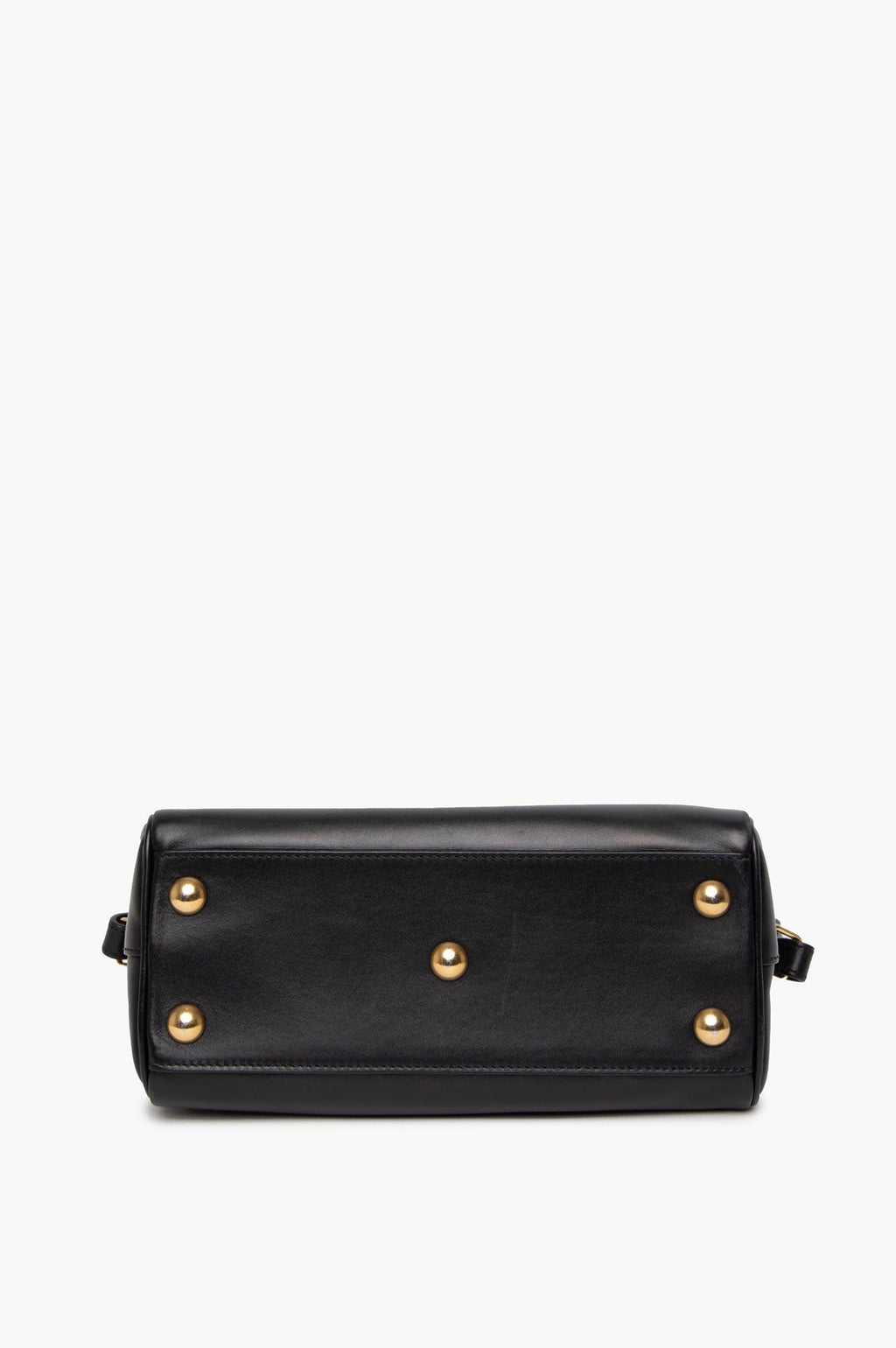 Saint Laurent Black Leather  Two Way Bag