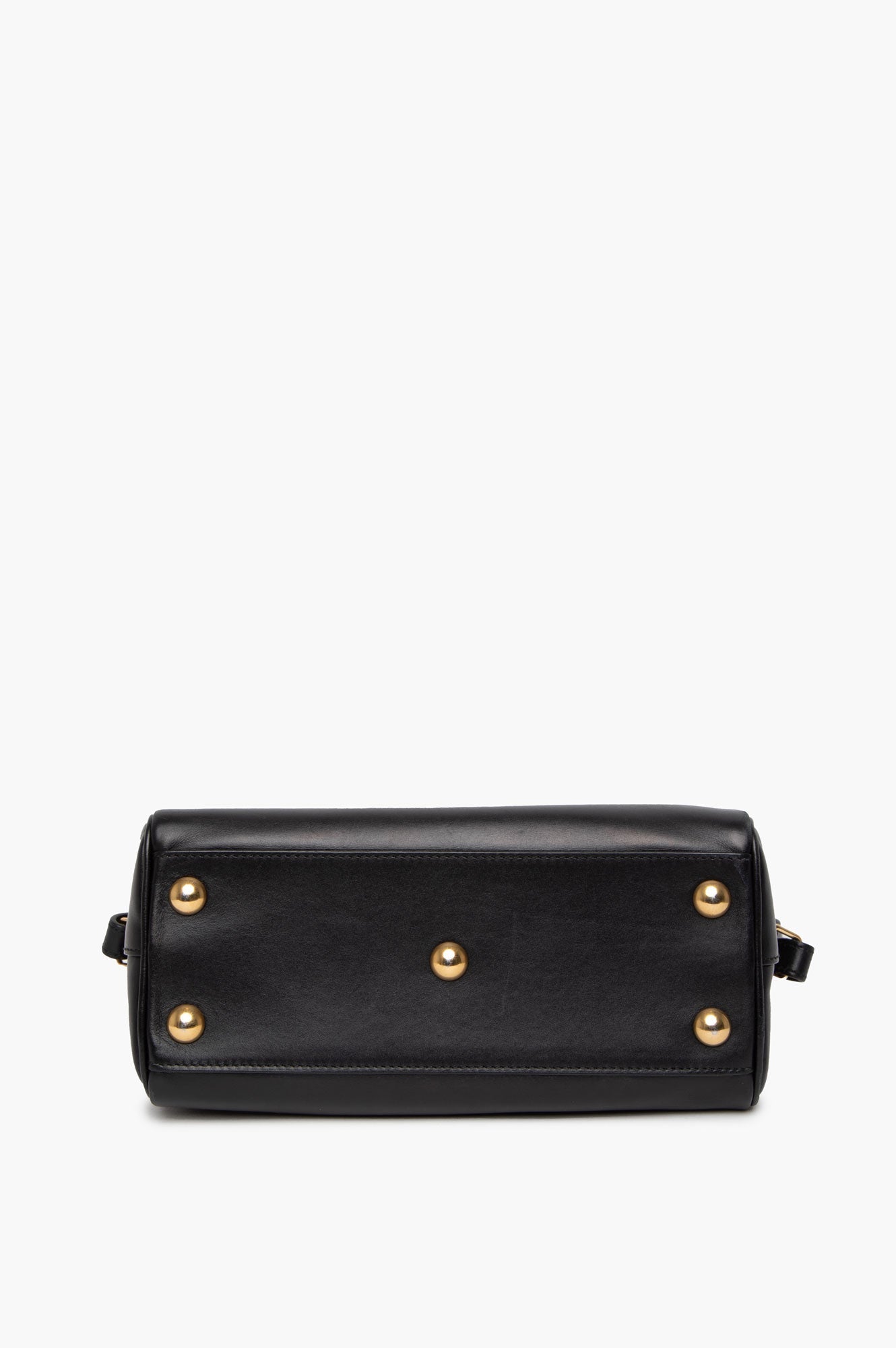Saint Laurent Black Leather  Two Way Bag