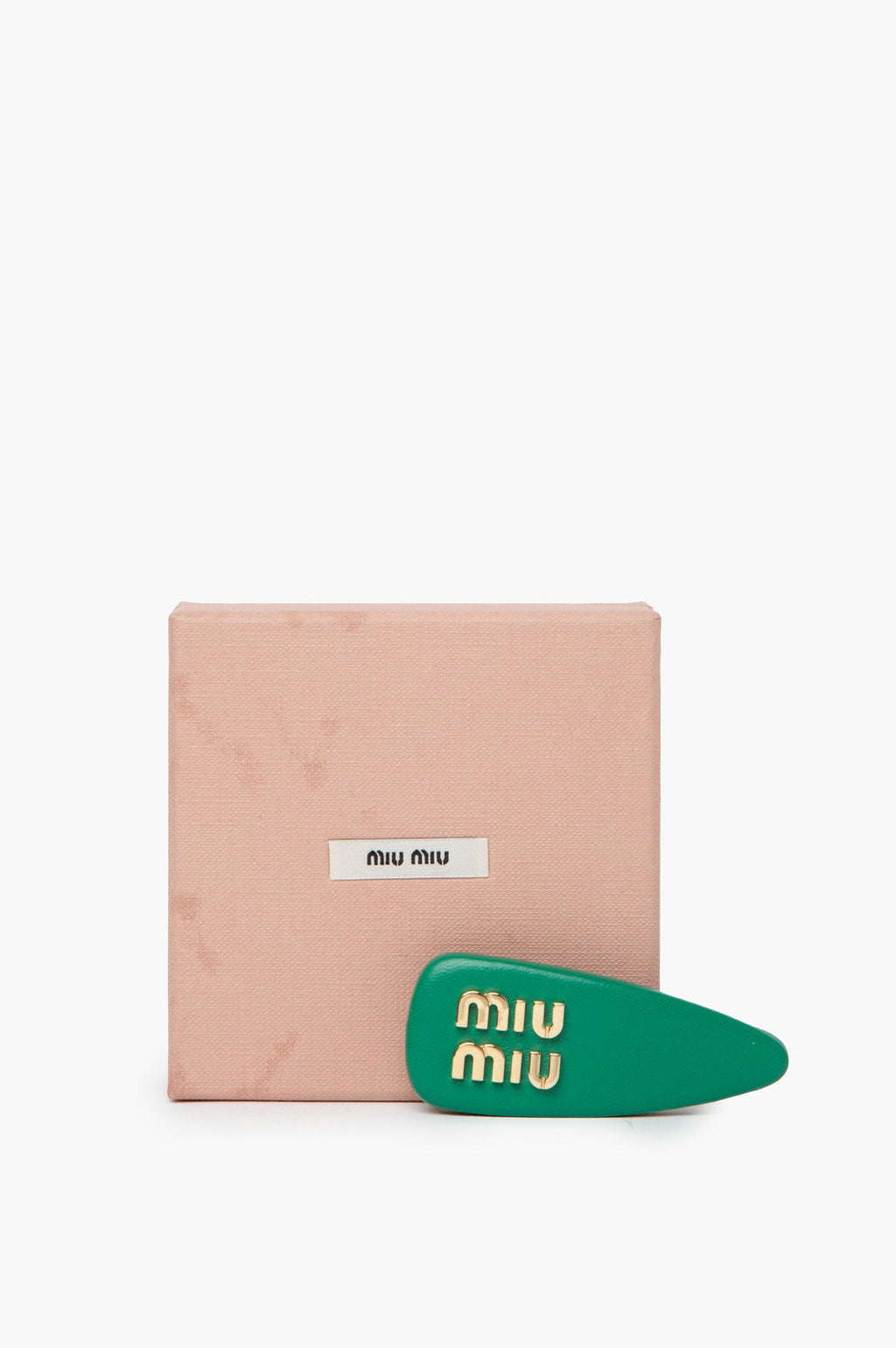 Miu Miu Green Hair Clip