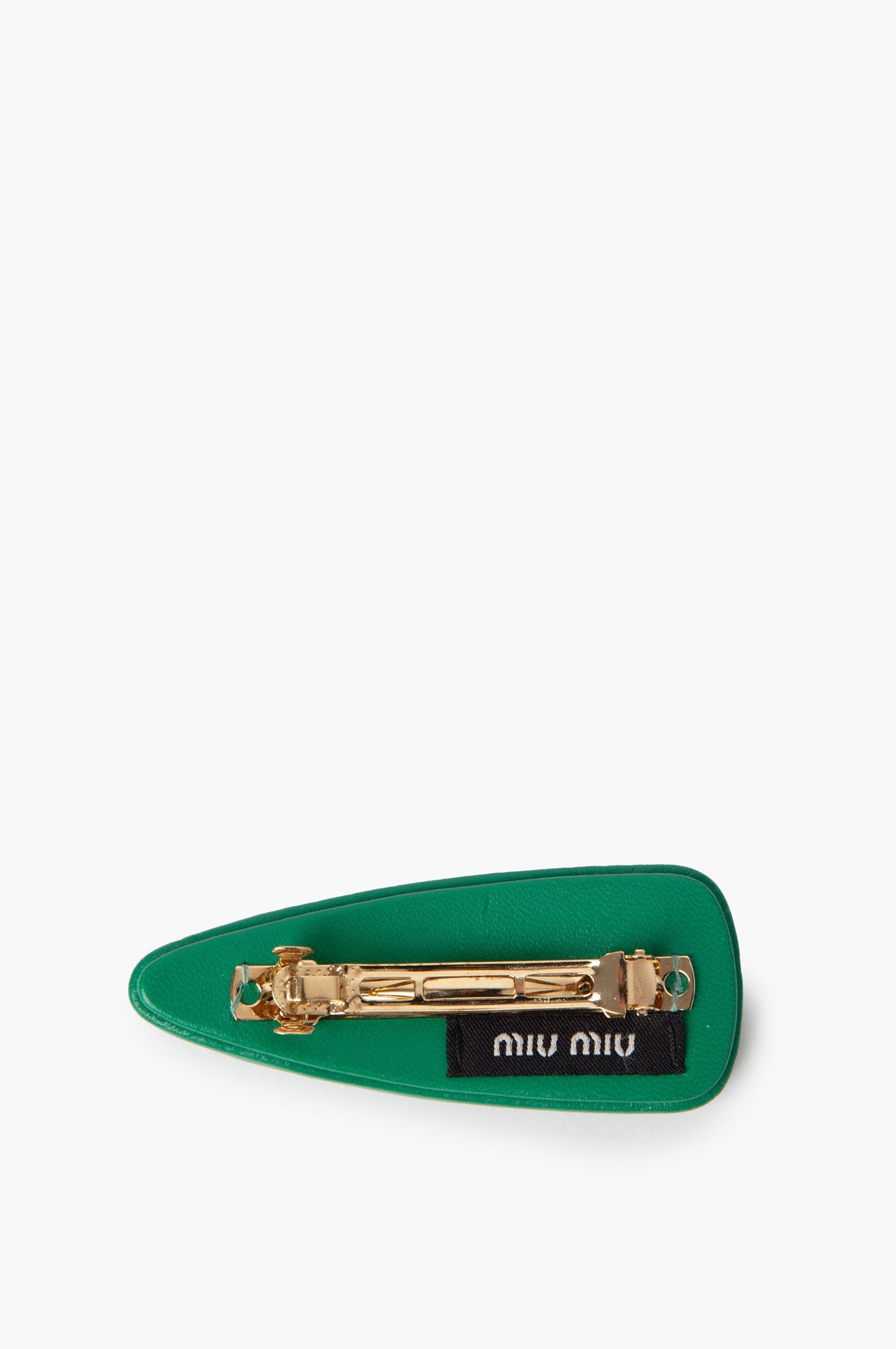 Miu Miu Green Hair Clip