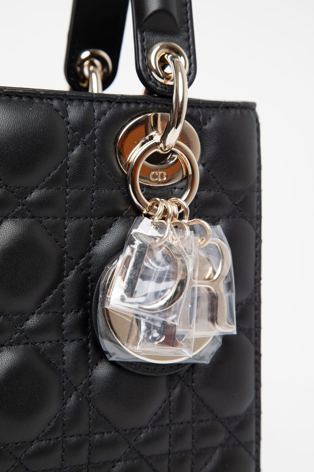 Christian Dior Black Small Lady Dior My ABCDior Bag