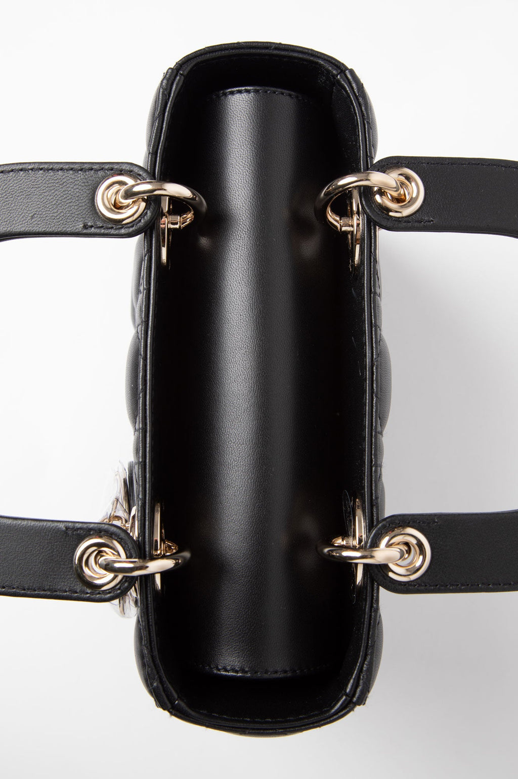 Christian Dior Black Small Lady Dior My ABCDior Bag