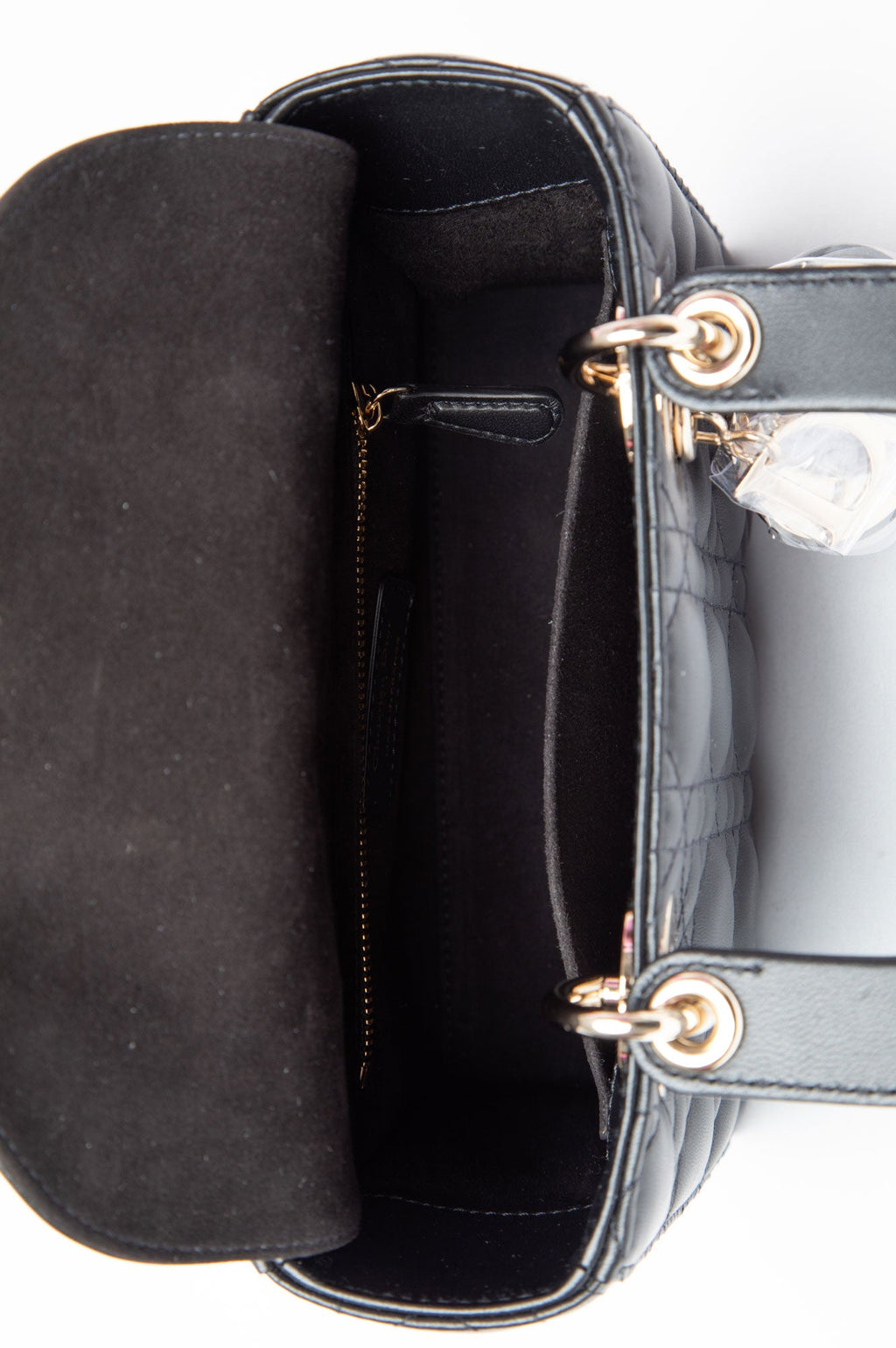 Christian Dior Black Small Lady Dior My ABCDior Bag