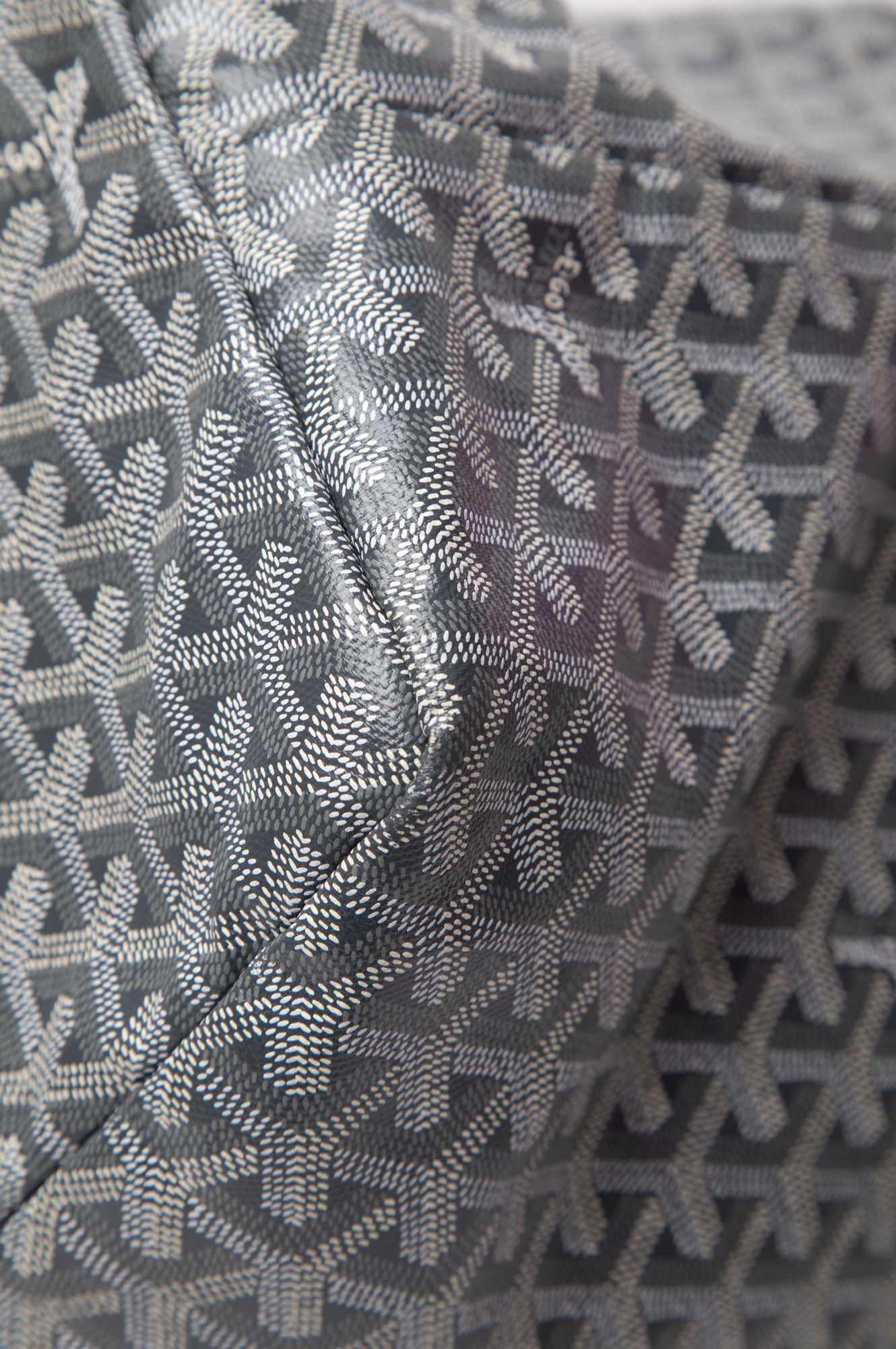 Goyard St Louis Bag GM Grey with Pouch