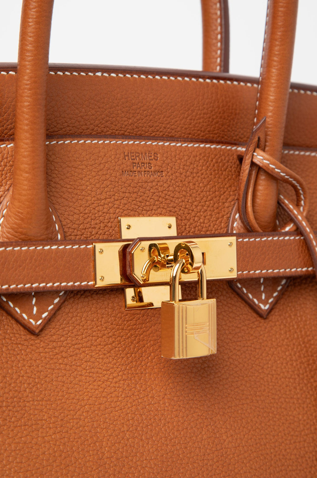 Hermes 2018 Gold Birkin 35 Barenia Faubourg Bag