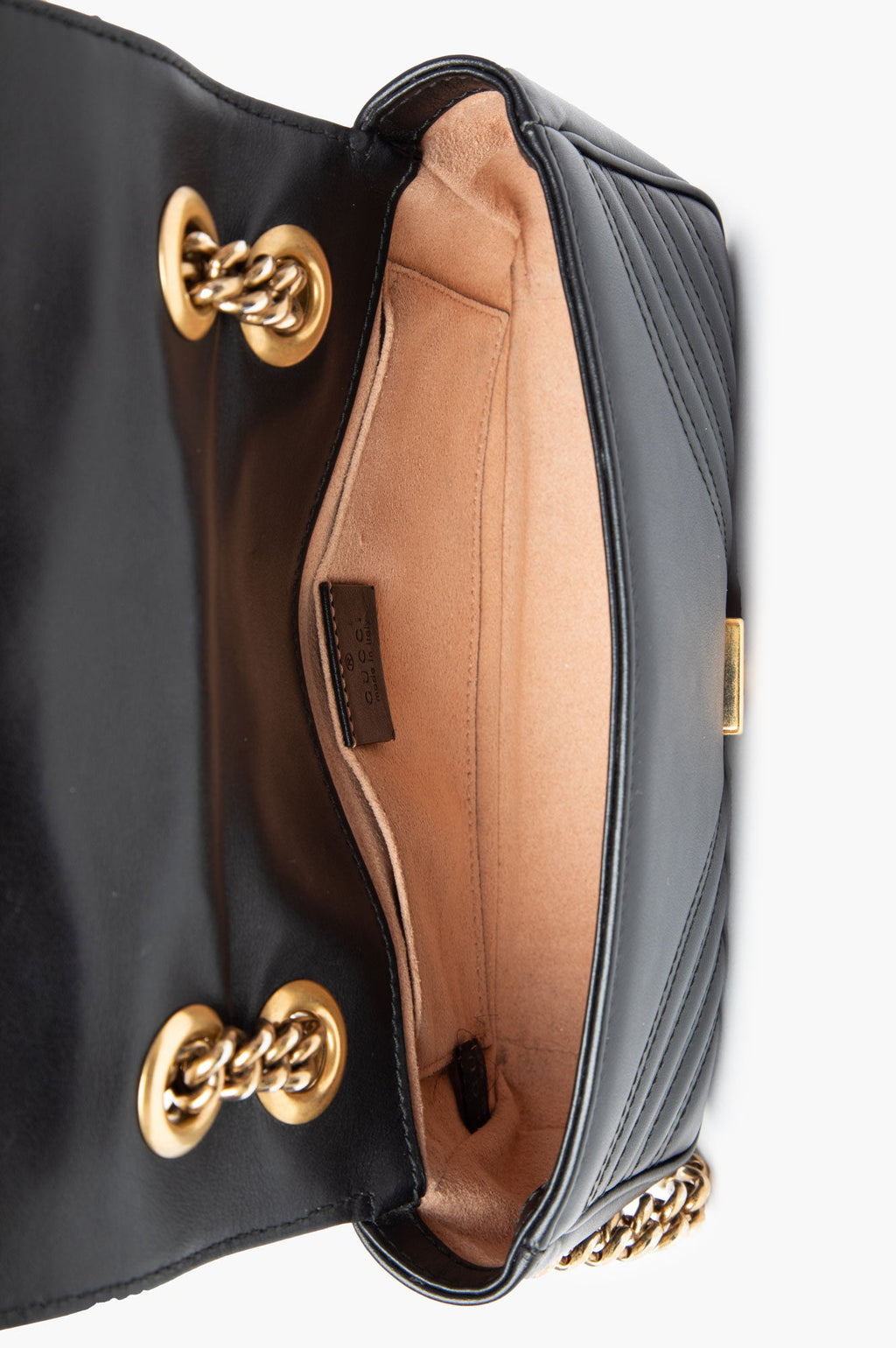 Gucci Black GG Marmont Small Shoulder Bag