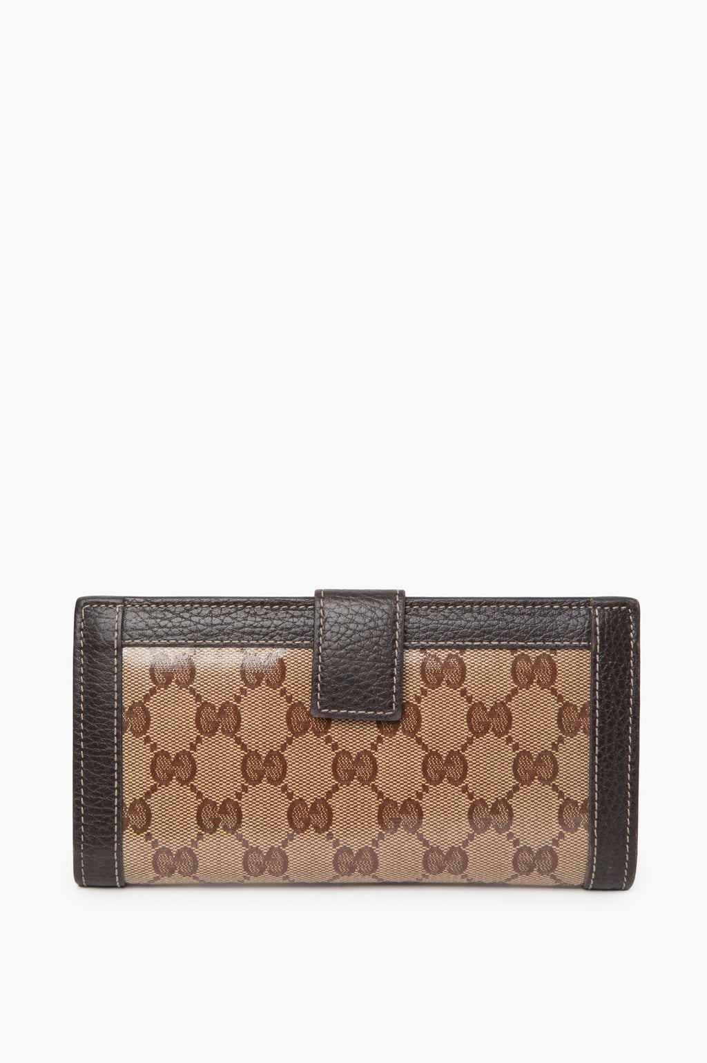 Gucci Brown GG Supreme Long Wallet
