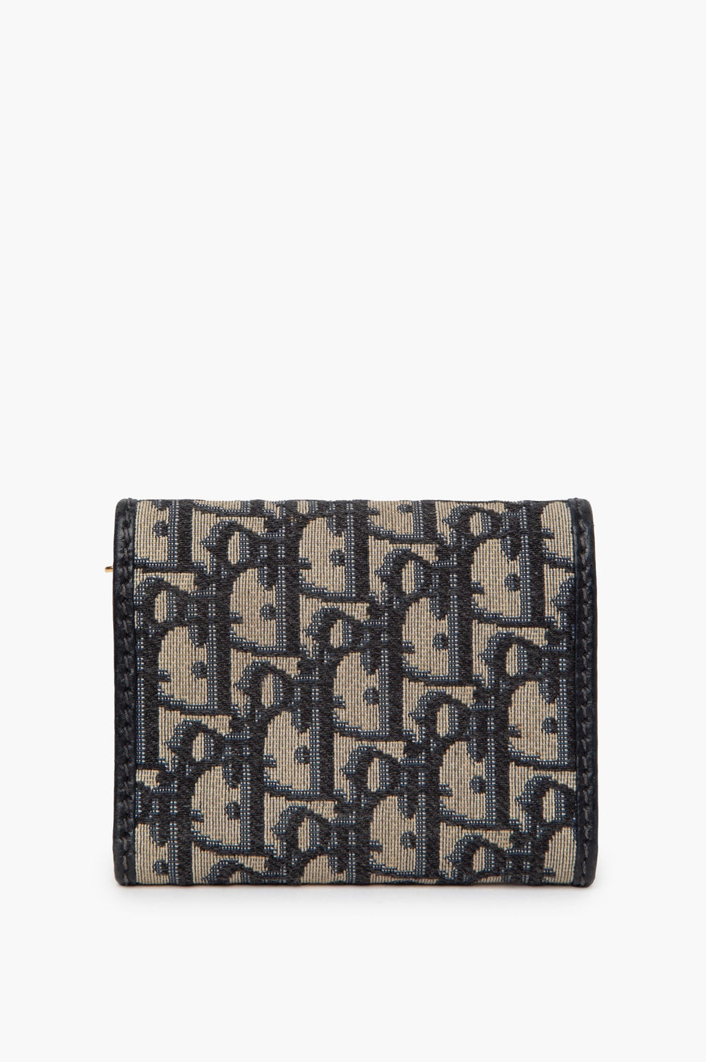 Christian Dior Blue Oblique Dioraddict Wallet