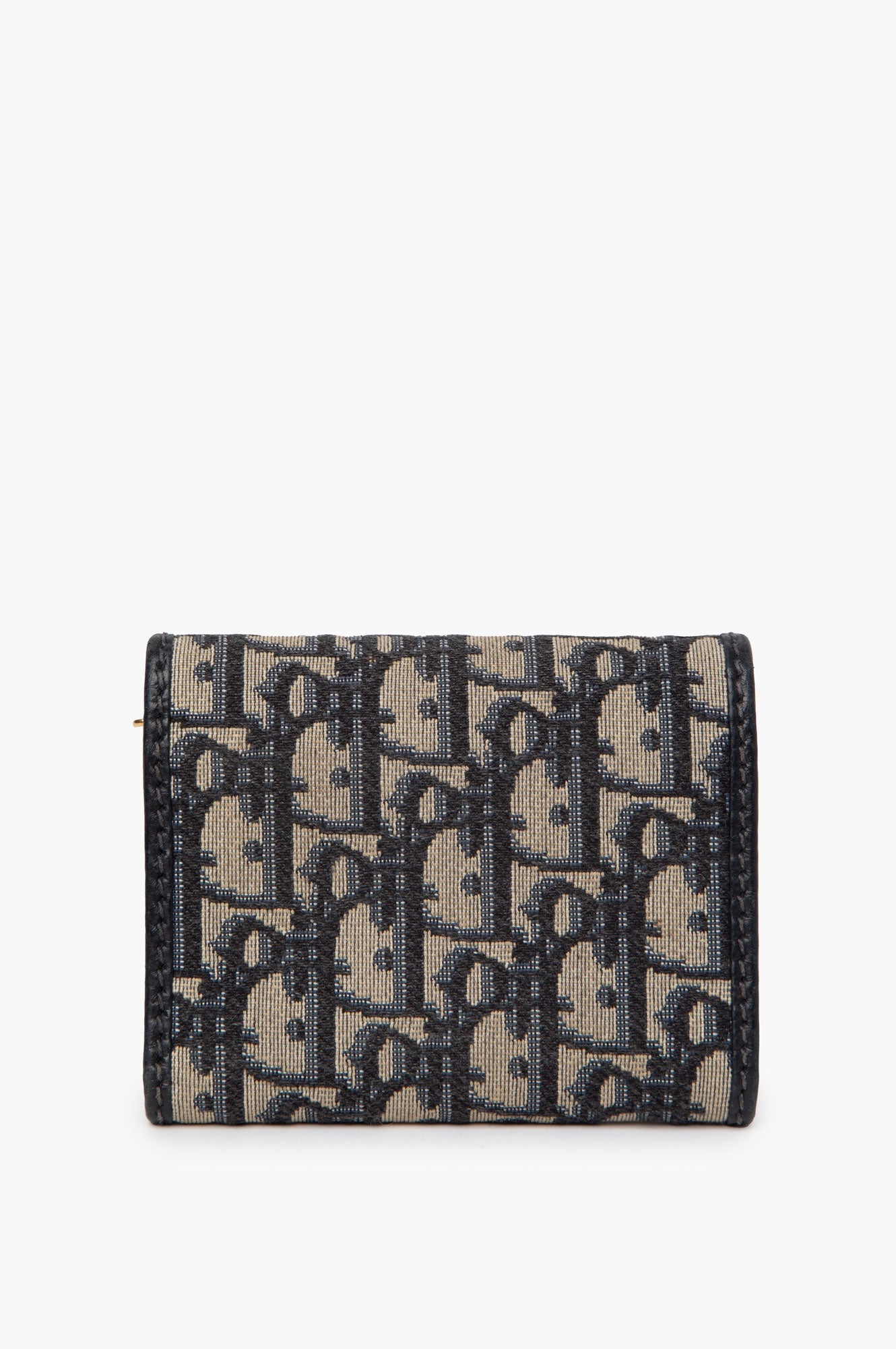 Christian Dior Blue Oblique Dioraddict Wallet