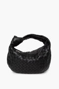 Bottega Veneta Black Teen Intrecciato Jodie Bag