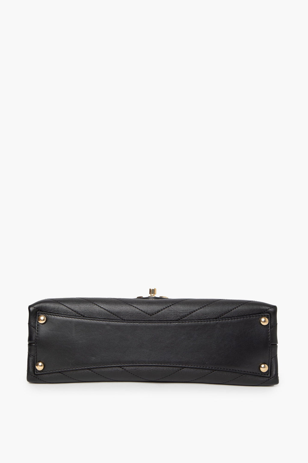 Chanel 2019 Black Coco Chevron Medium Flap Bag