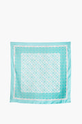Tiffany & Co Blue Silk Scarf 16"